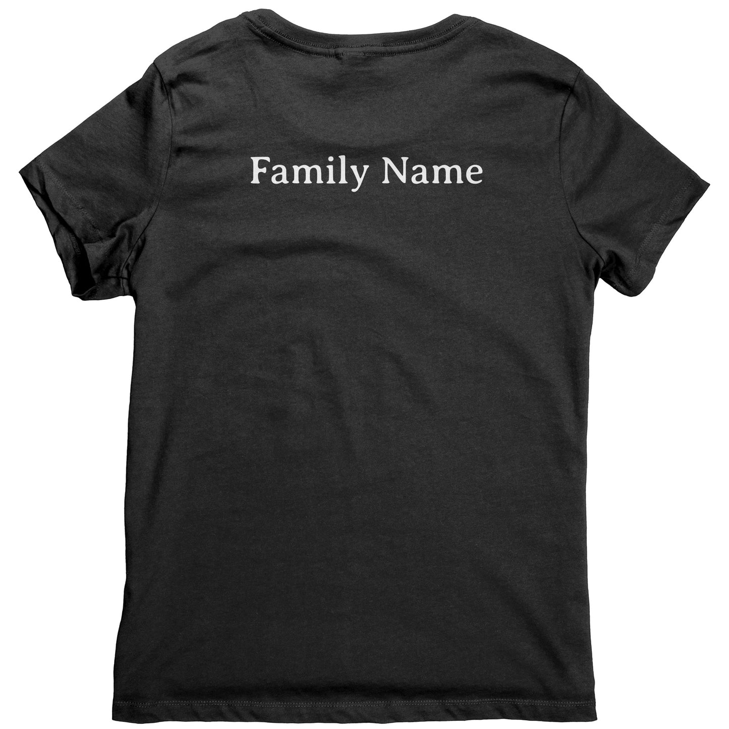 #3 Haiku Pronounce Family District Women's Shirt (Front & Back)