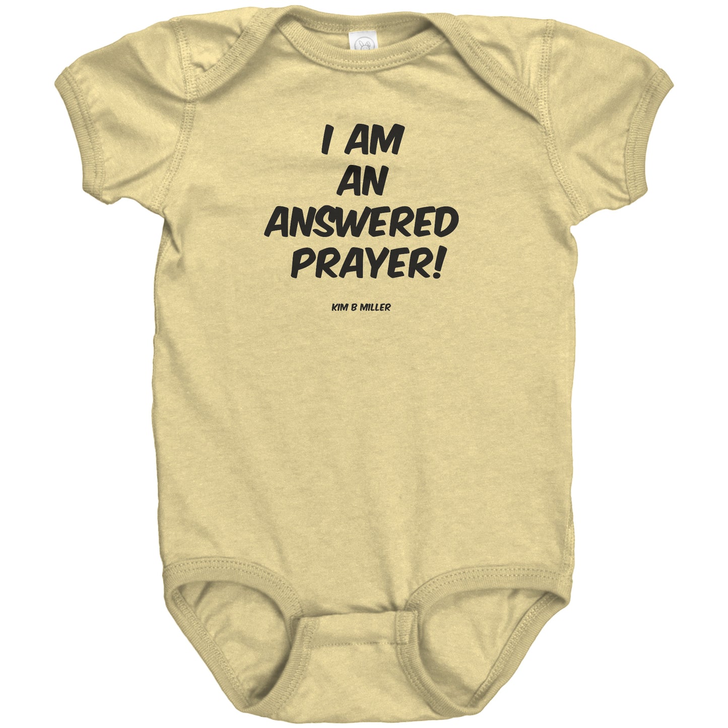 Answered Prayer Rabbit Skins Baby Bodysuit