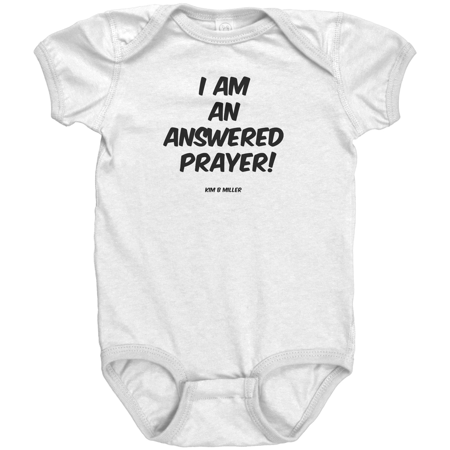 Answered Prayer Rabbit Skins Baby Bodysuit