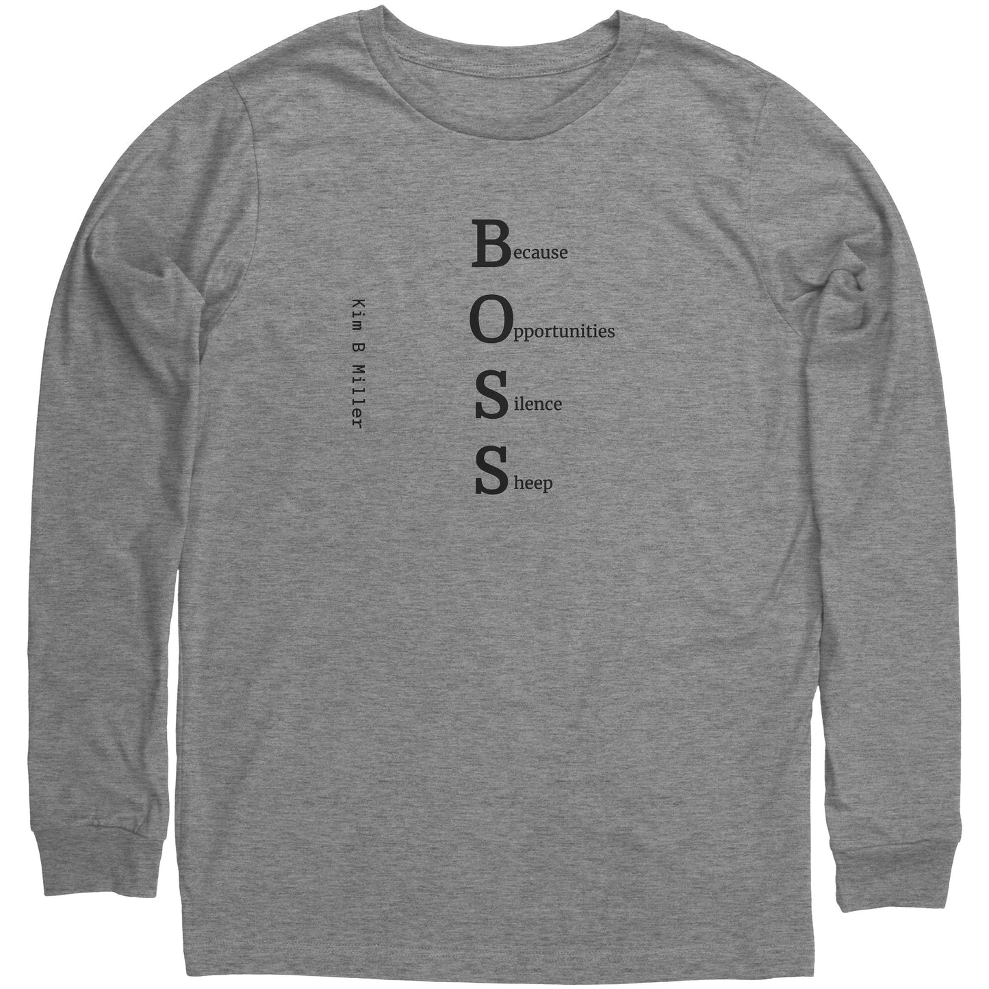BOSS Canvas Unisex Long Sleeve Shirt
