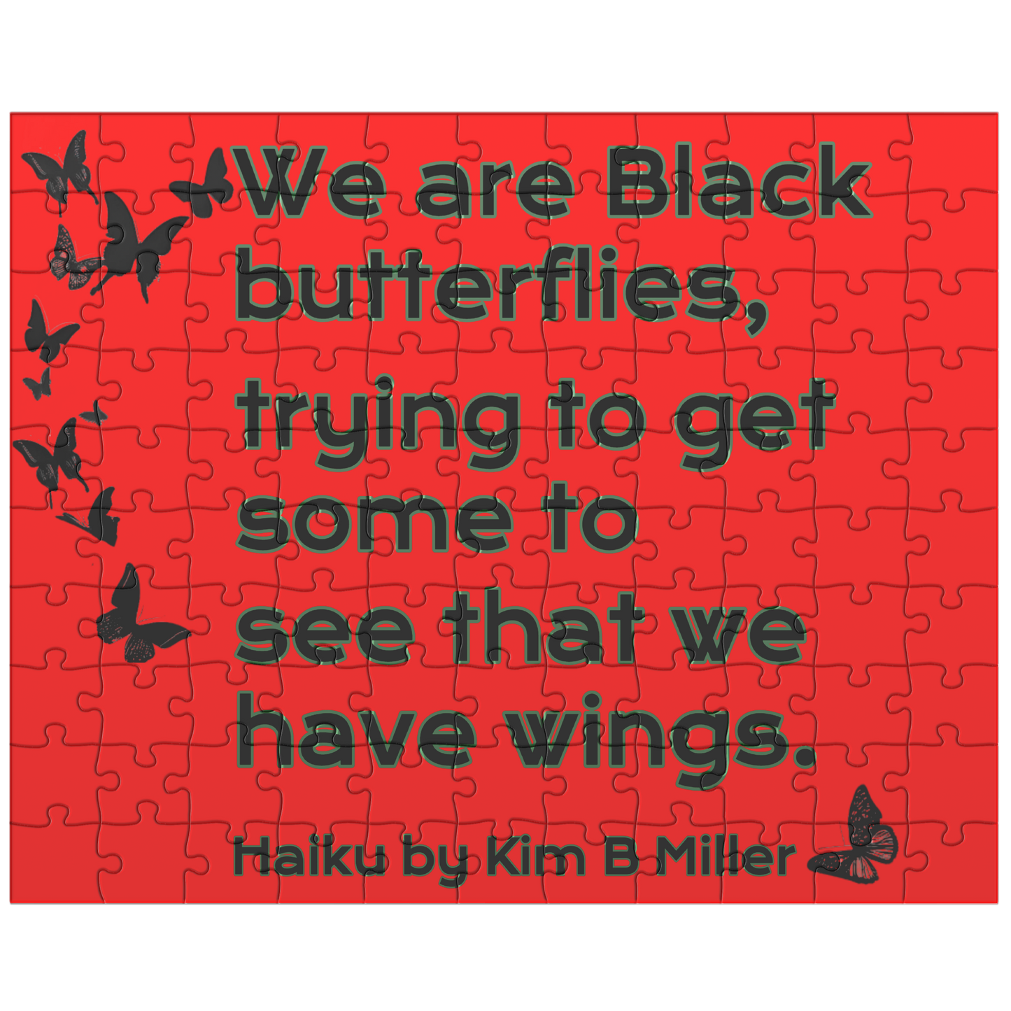 Black Butterflies Puzzle (30pc-500pc)