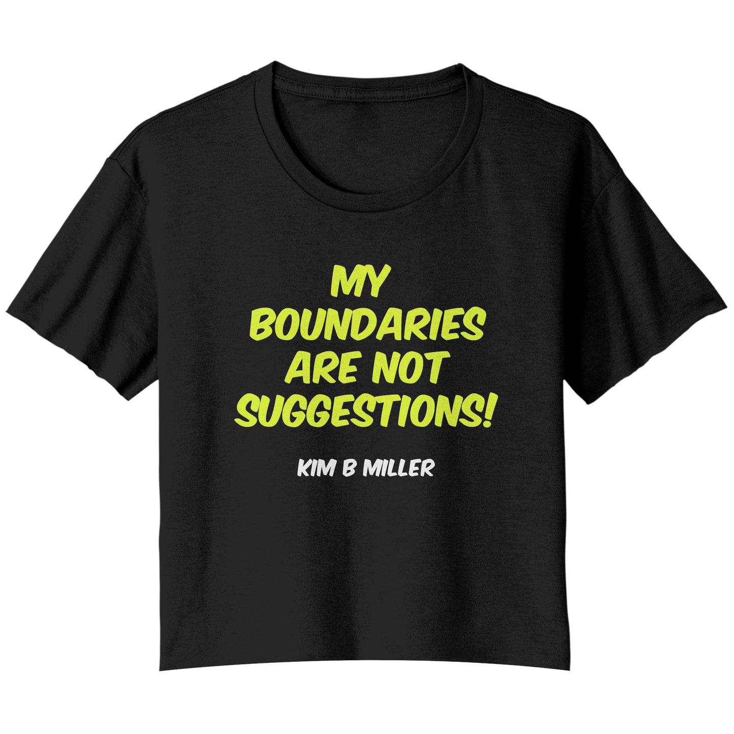 Boundaries Bella Ladies Flowy Crop T-Shirt