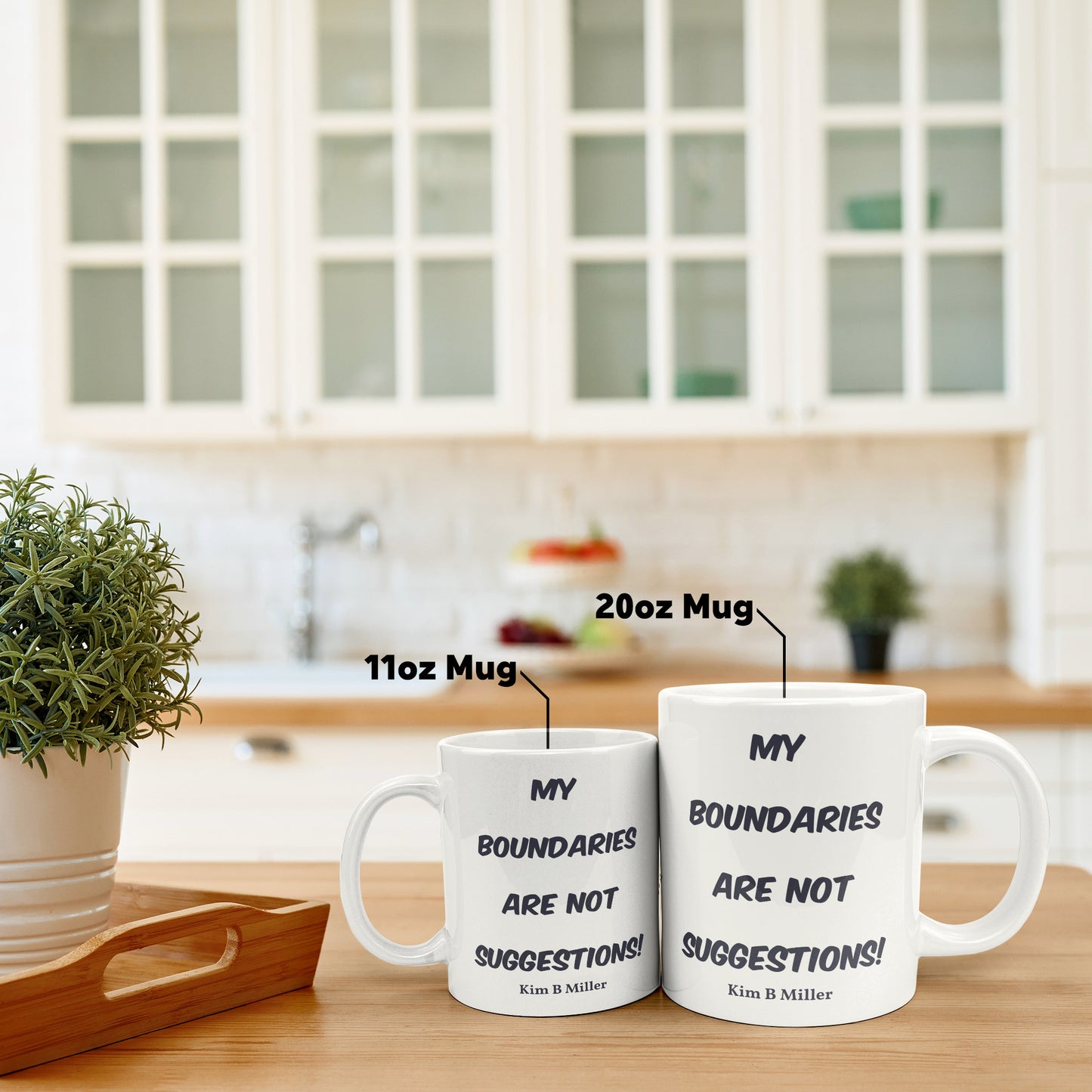 Boundaries:  Big 20 oz Mug