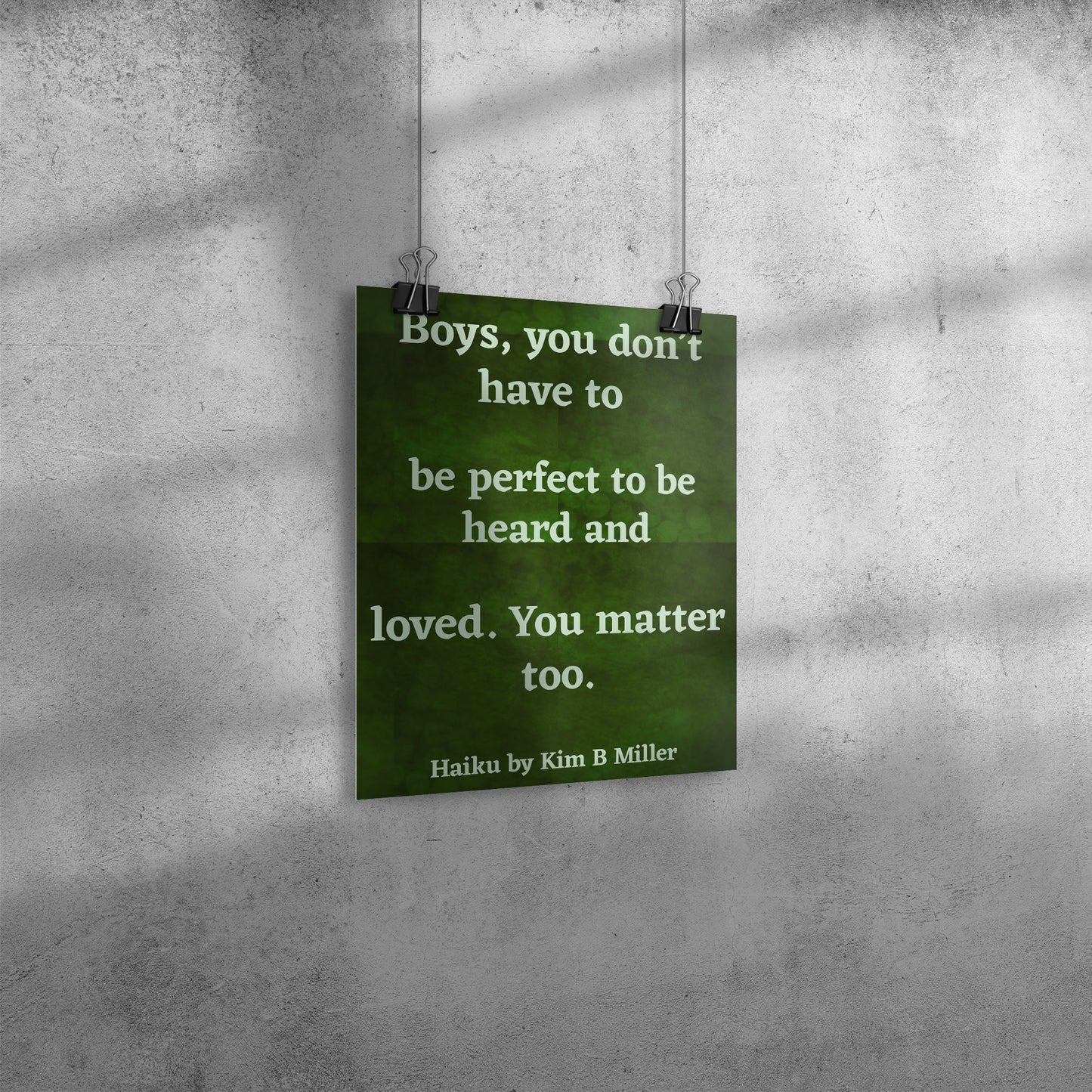 Boys Loved Poster: 8" x 10"