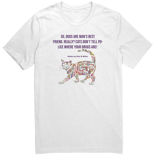 Dogs or Cats, Canvas Unisex Shirt
