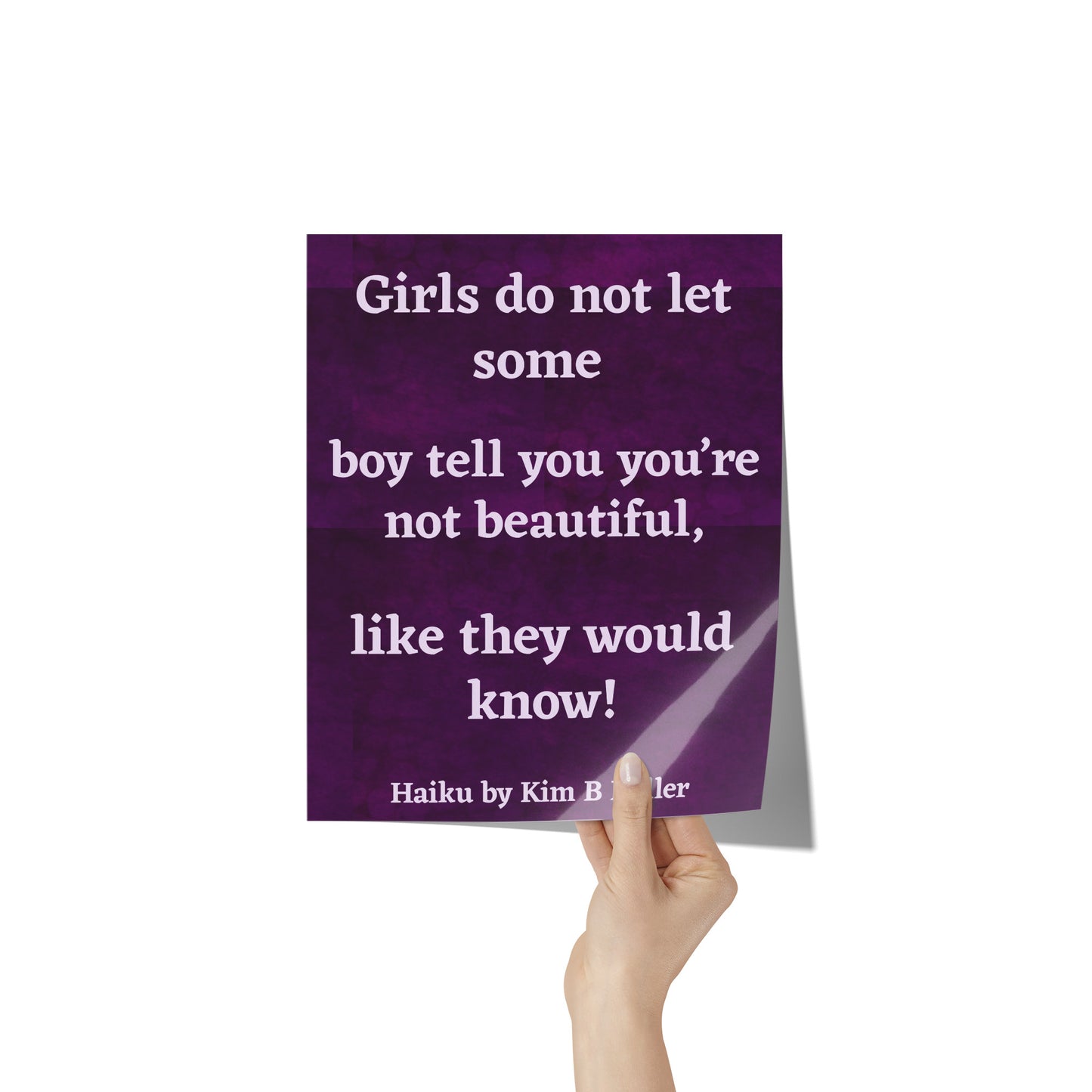 Girls Beautiful Poster: 8" x 10"