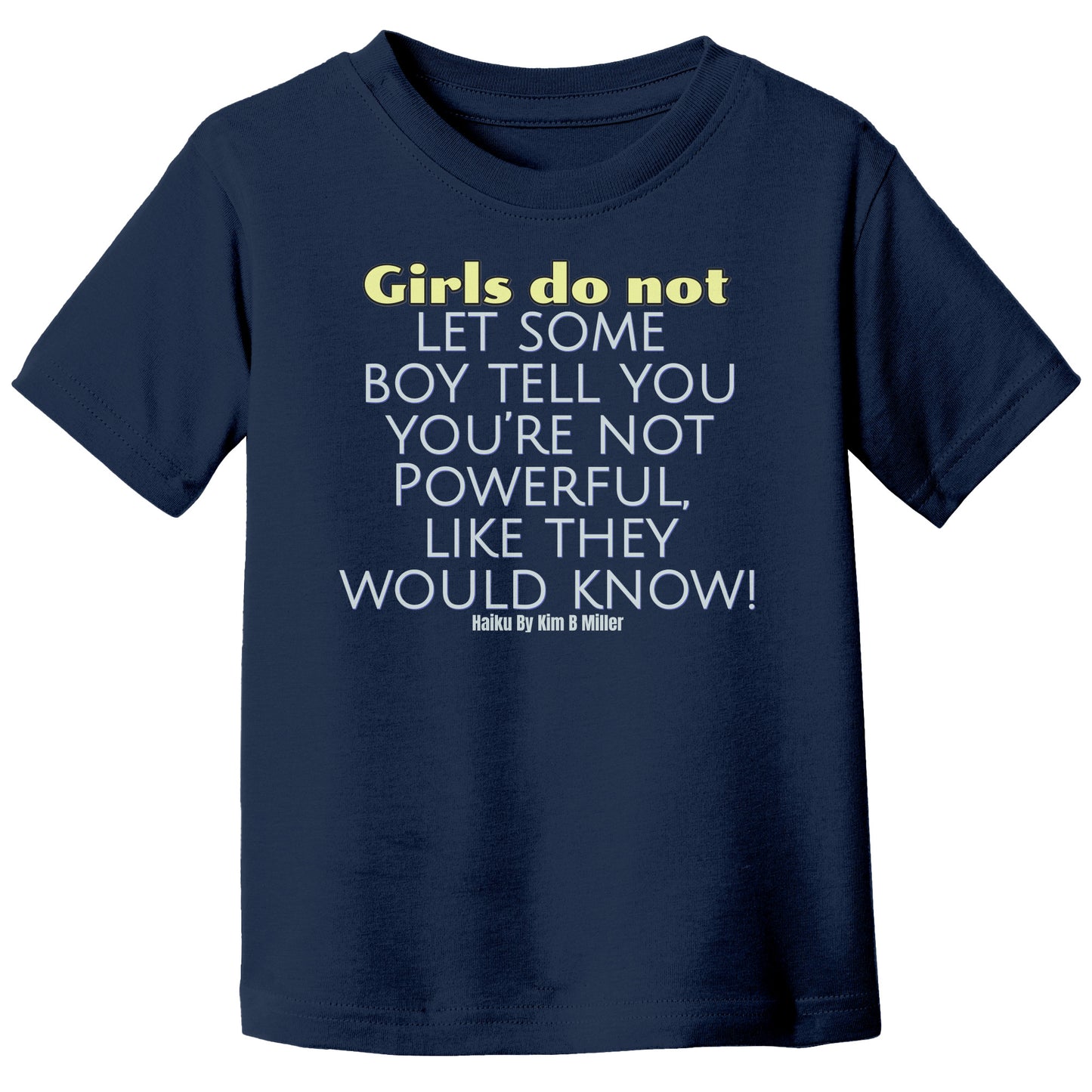 Girls Powerful Canvas T-Shirt