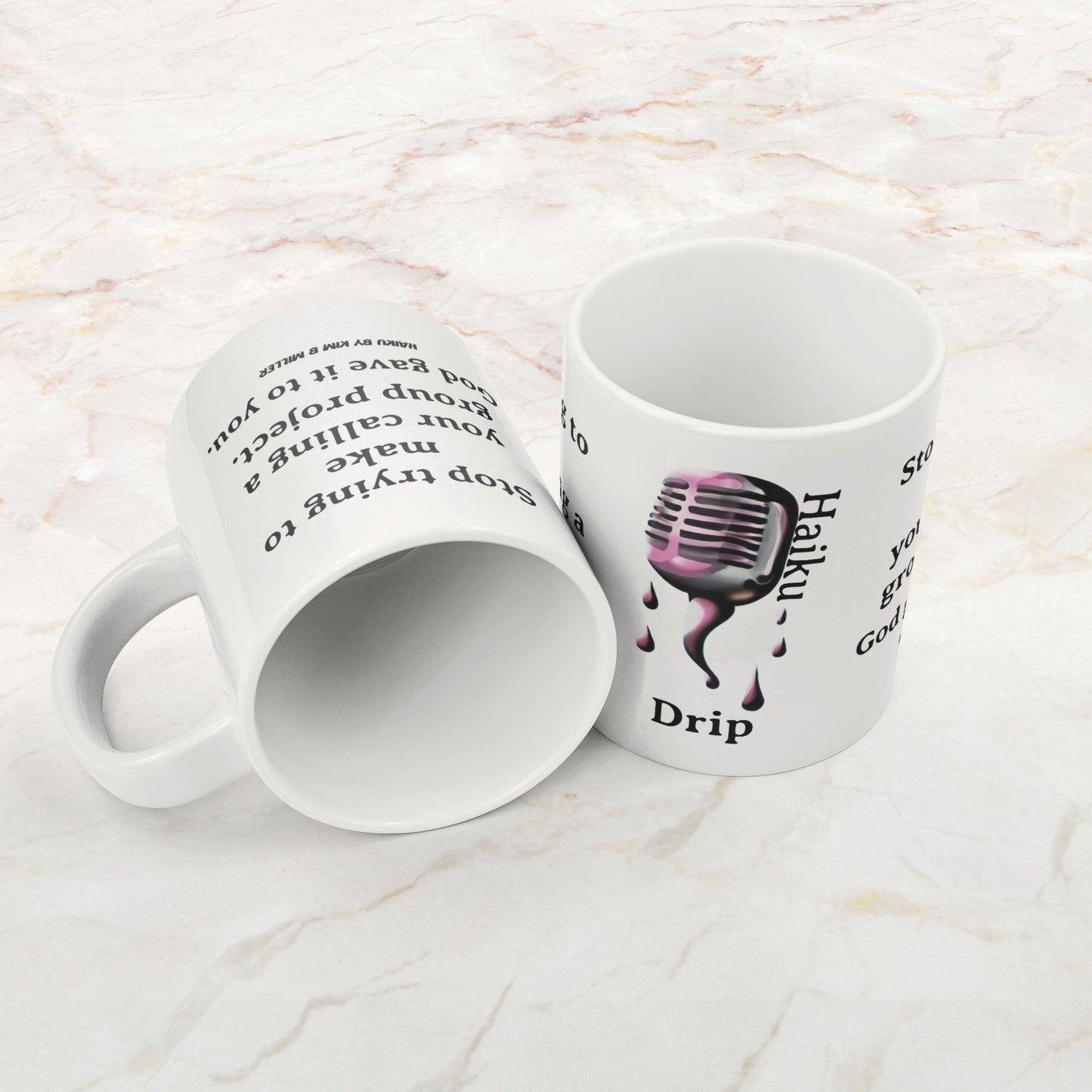 Haiku God's Calling: Big 20 oz Mug
