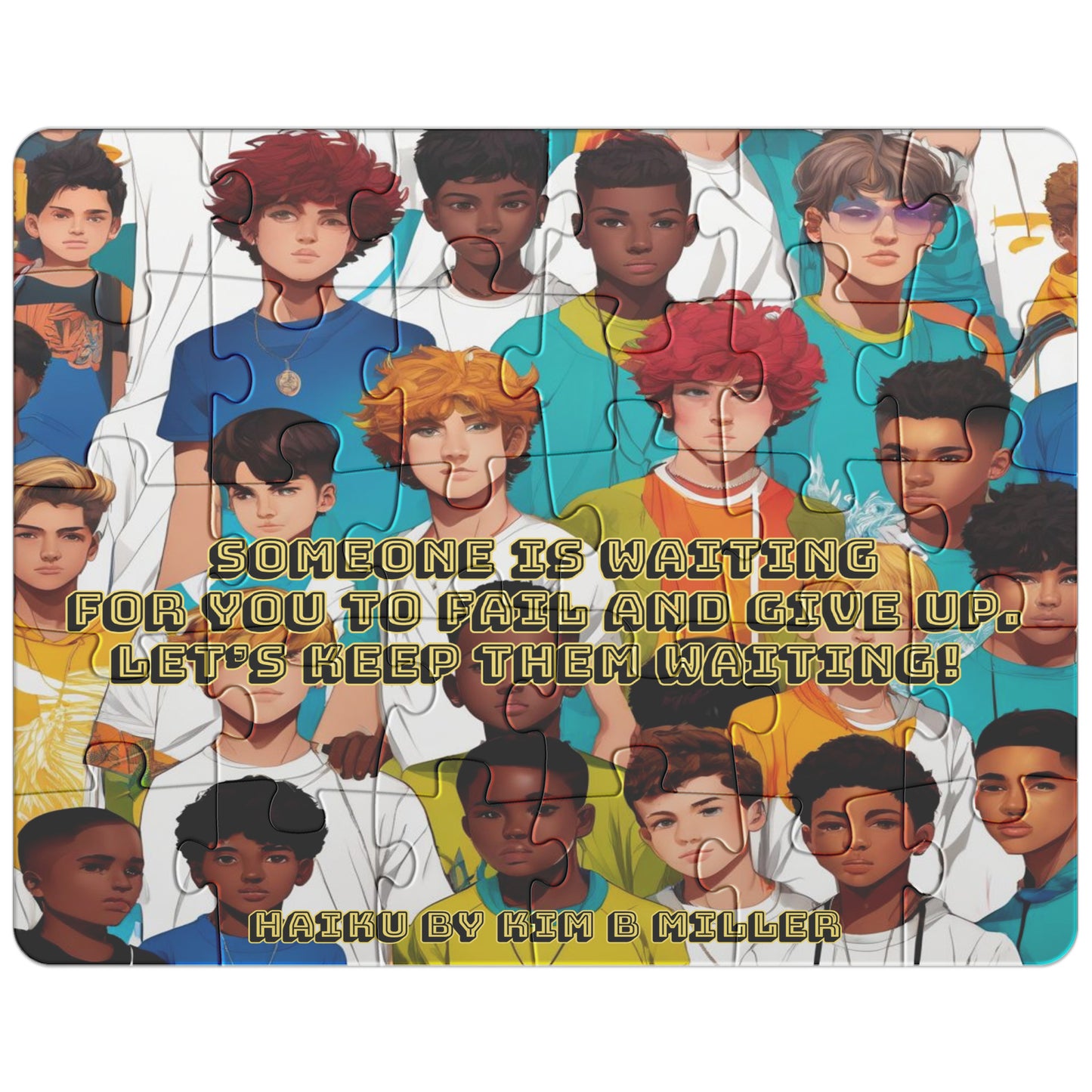 Haiku Keep Waiting Boys Puzzle  (30pc-500pc)