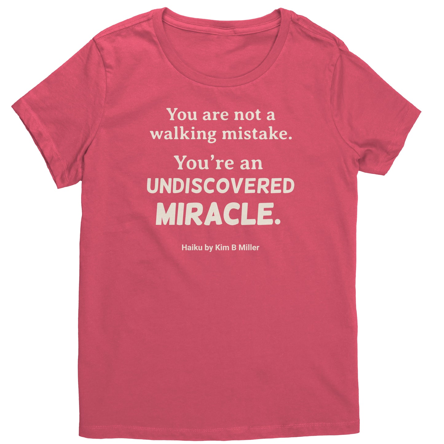 Haiku Miracle District Women's Shirt (Front & Back)