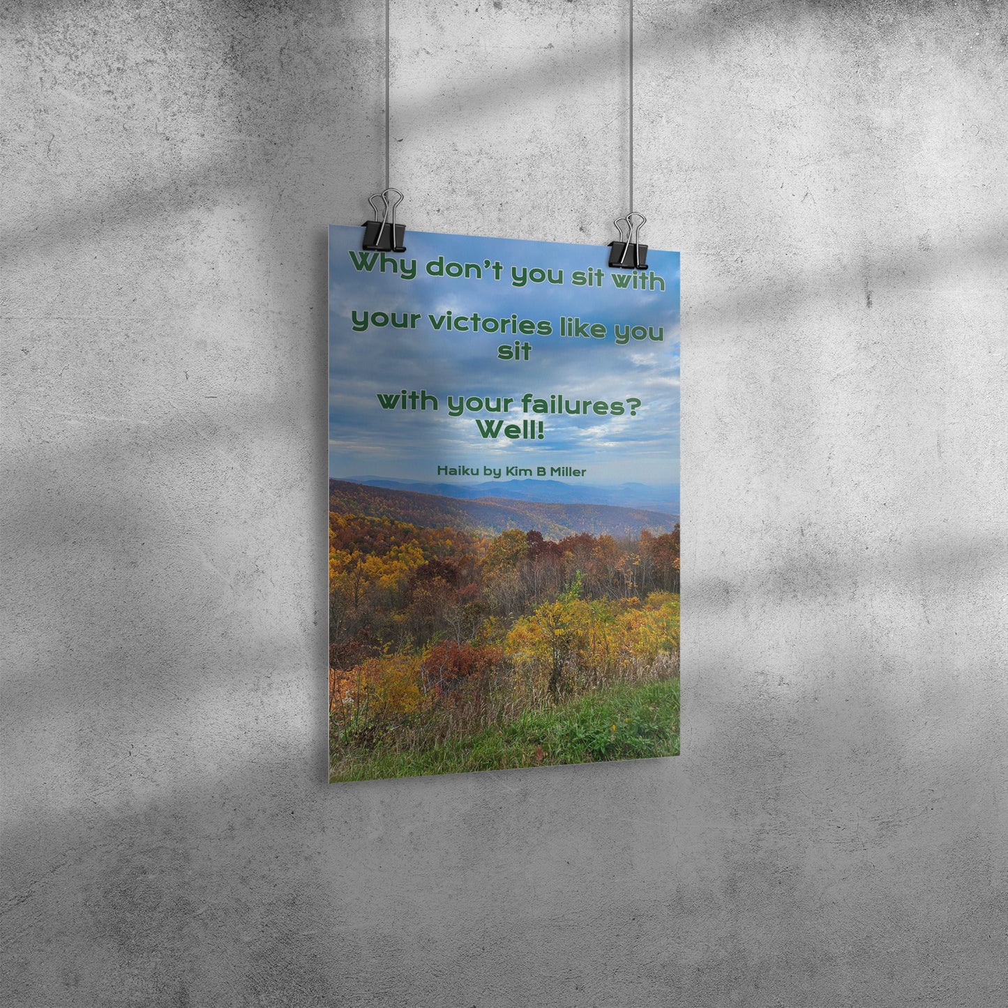 Haiku Victories Poster: 8" x 12"