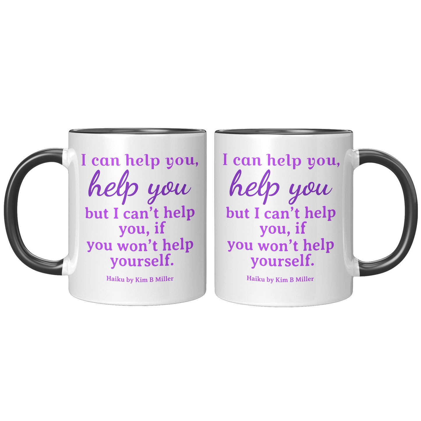 Help You Haiku Accent Mug
