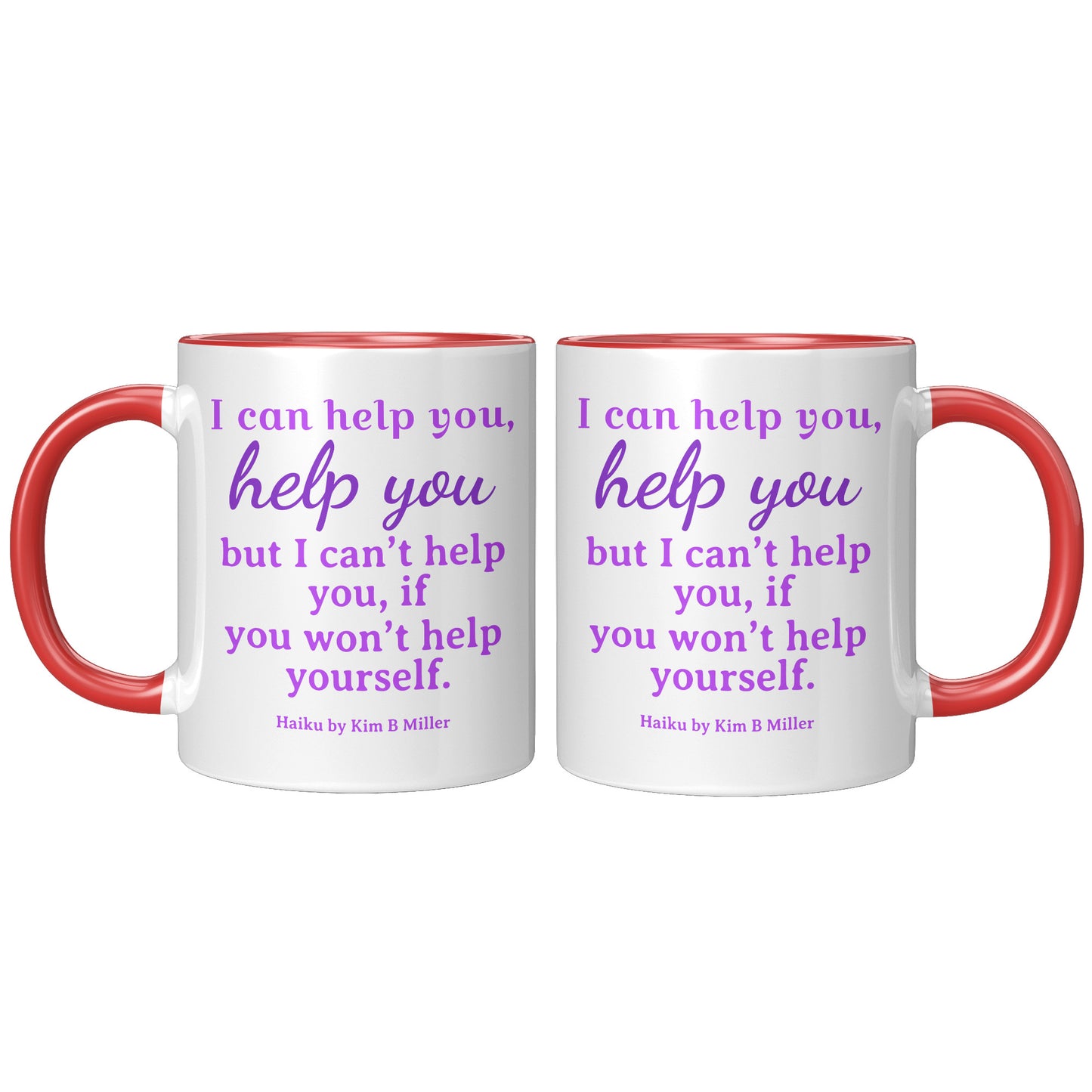 Help You Haiku Accent Mug
