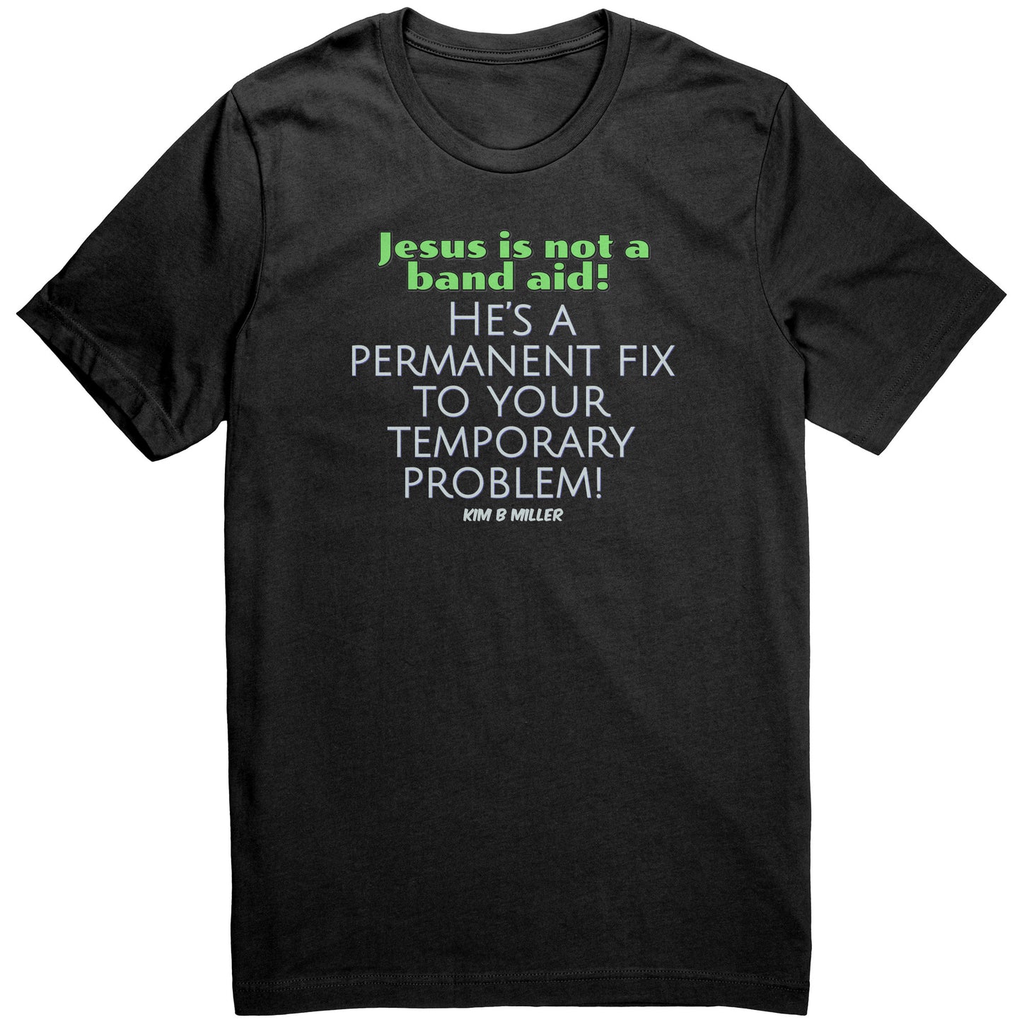 Jesus Band Aid Canvas Unisex Shirt