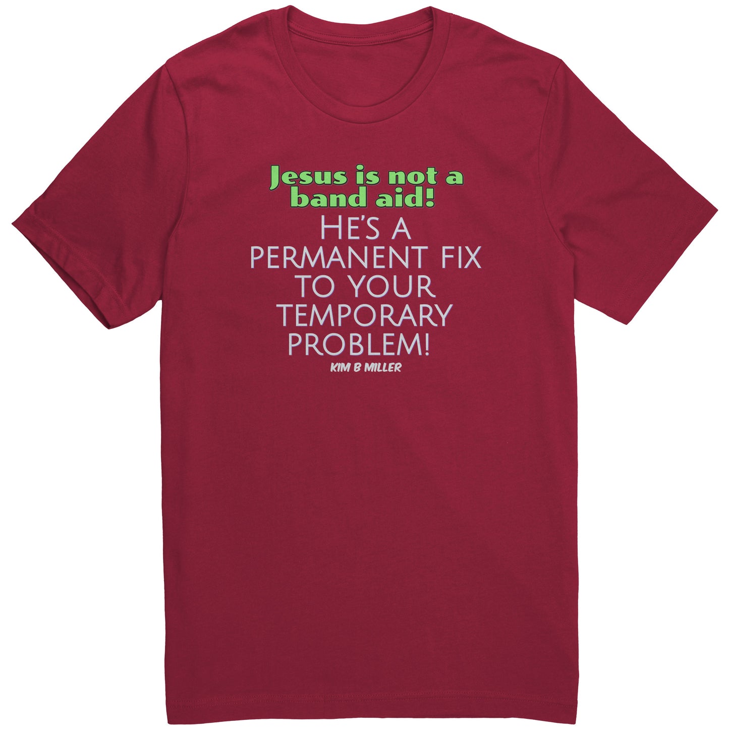 Jesus Band Aid Canvas Unisex Shirt