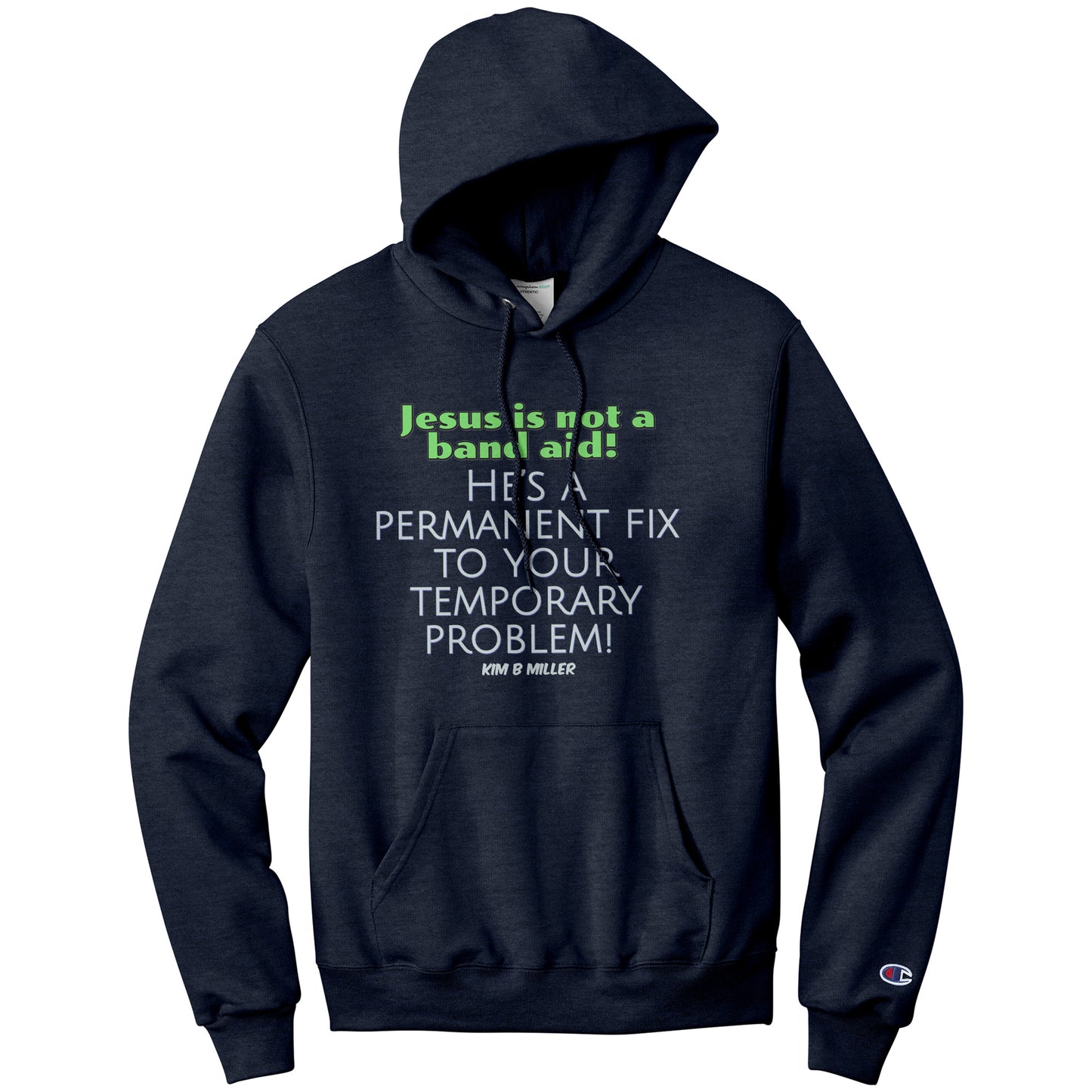 Jesus Band Aid Champion Hoodie
