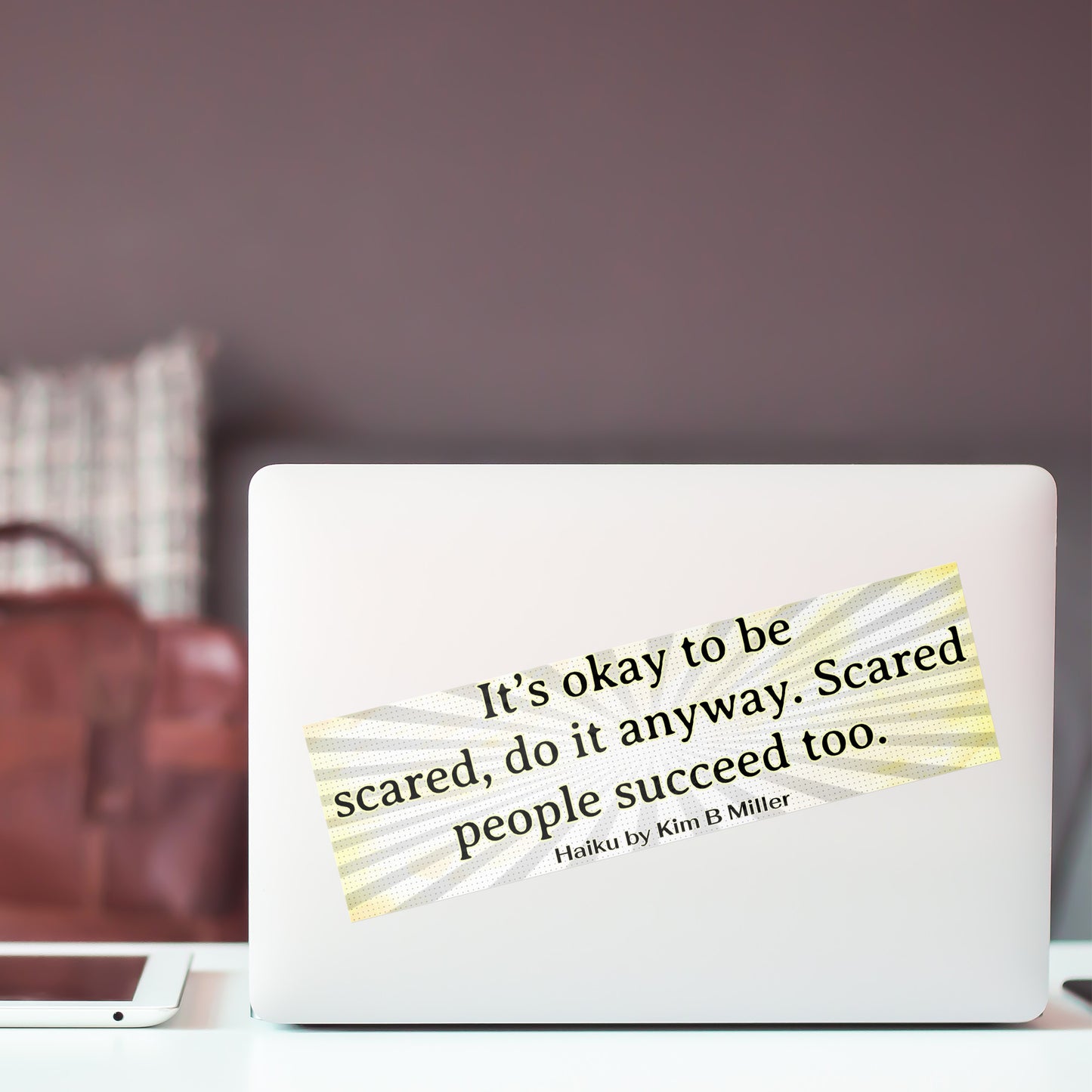 Scared People: Bumper/Laptop Sticker