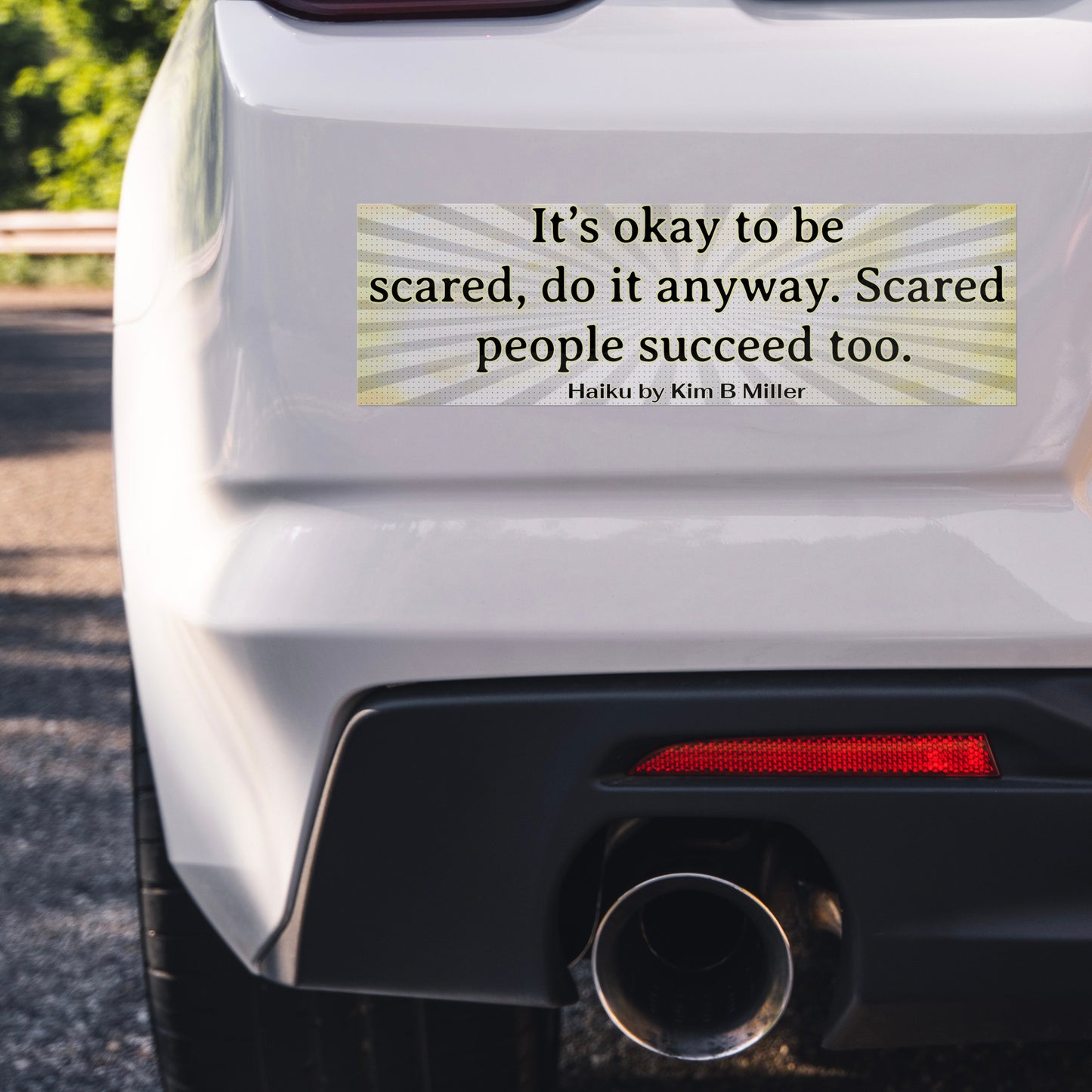 Scared People: Bumper/Laptop Sticker