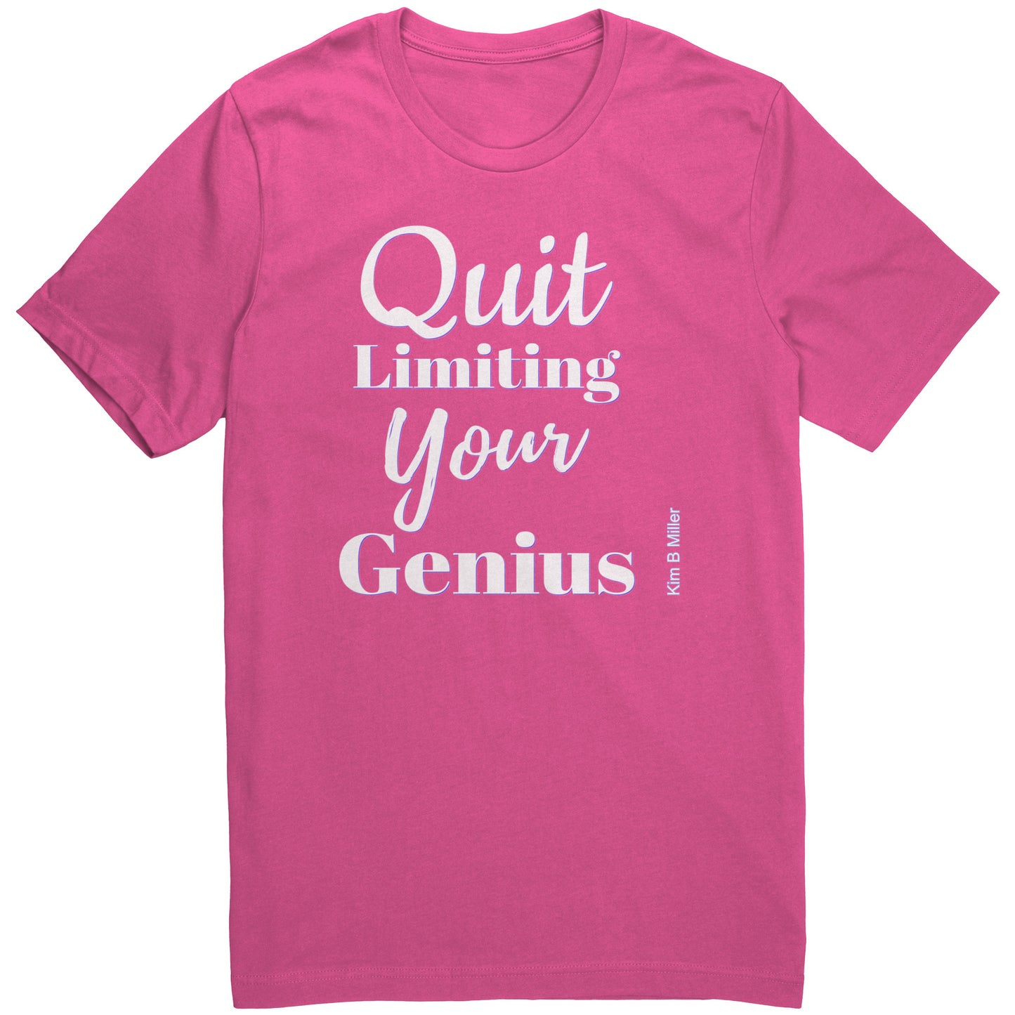 Quit Limiting, Canvas Unisex Shirt