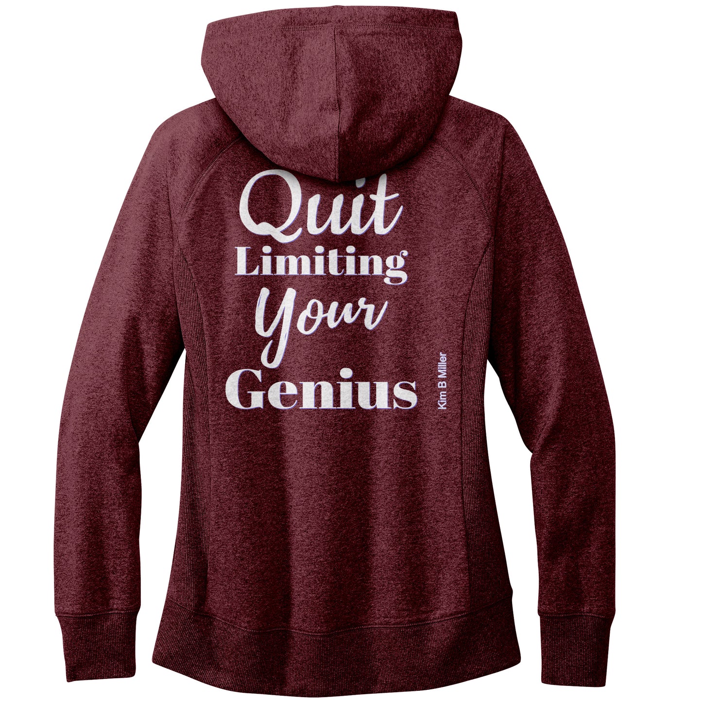 Quit Limiting, District Women's Re-Fleece Hoodie (Both Sides)