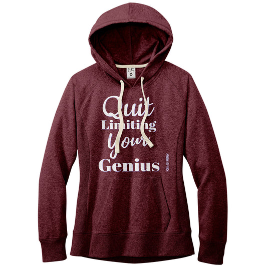 Quit Limiting, District Women's Re-Fleece Hoodie (Both Sides)