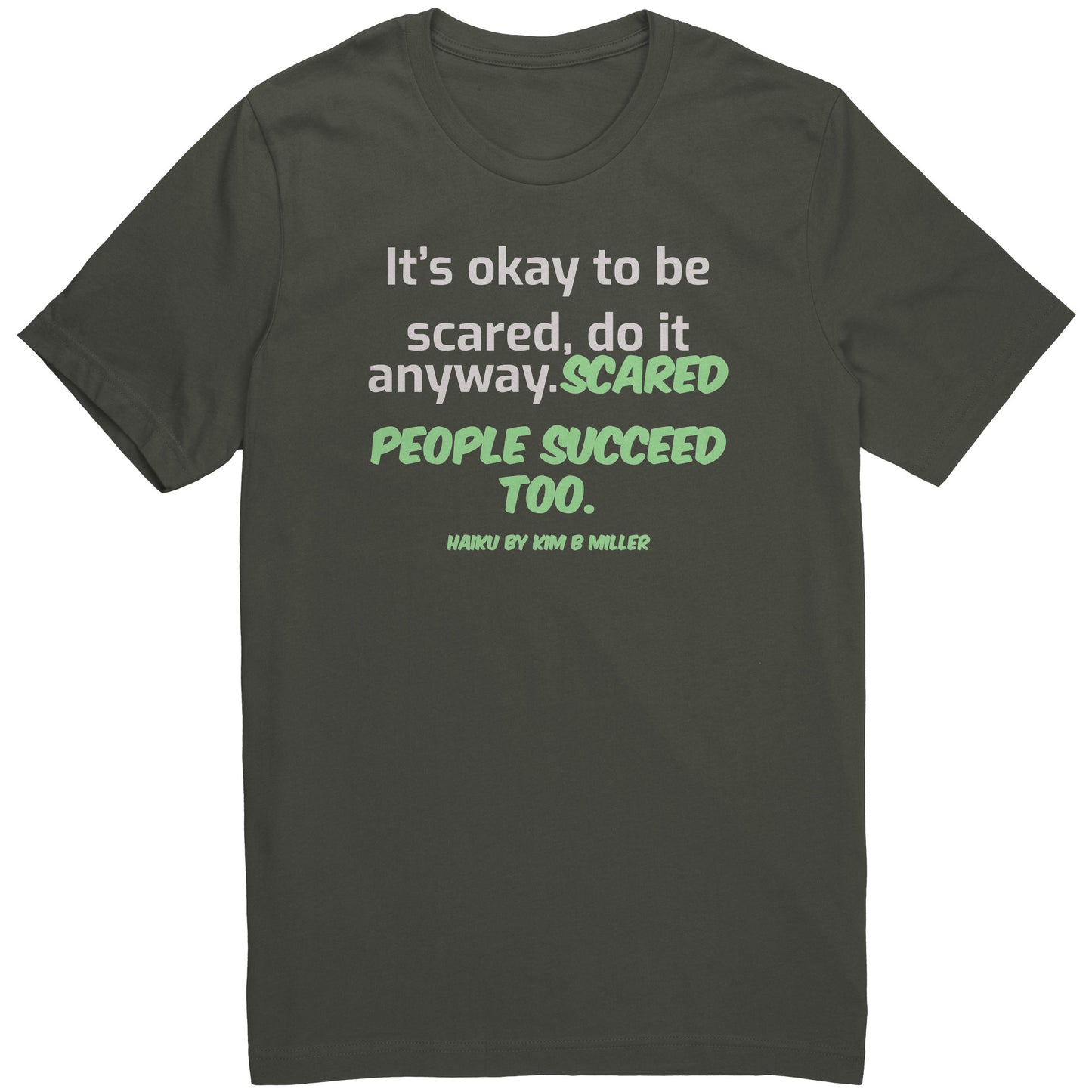 Scared People: Canvas Unisex Shirt