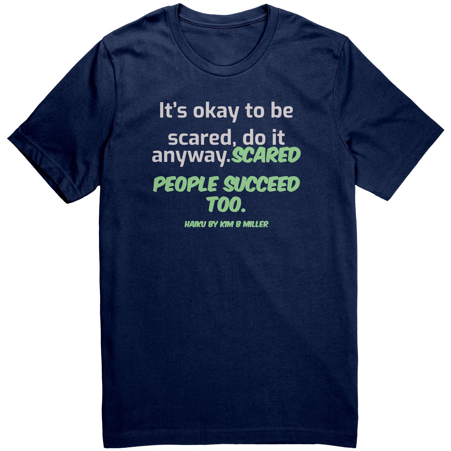 Scared People: Canvas Unisex Shirt