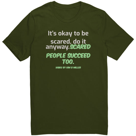 Scared People: Canvas Unisex Shirt