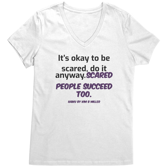 Scared People: District Women's V-Neck