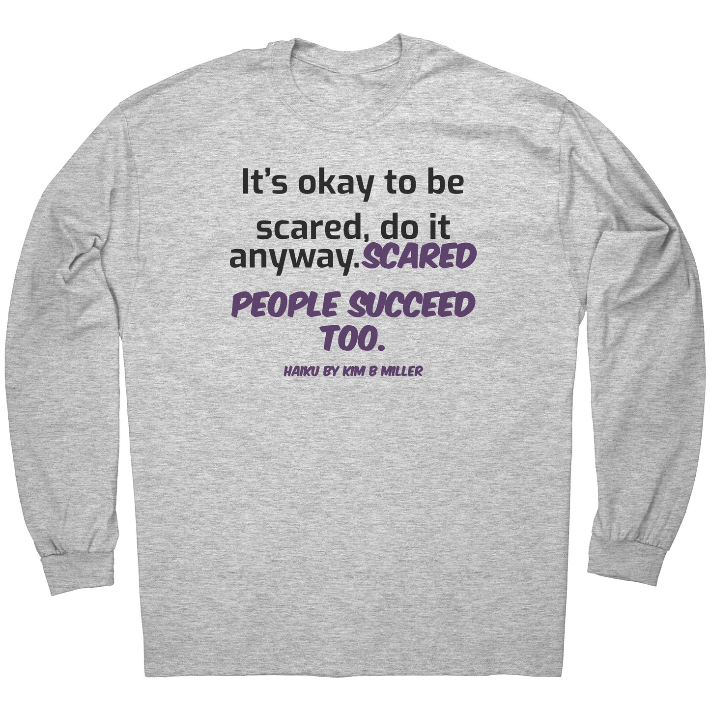 Scared People: Gildan Long Sleeve Shirt