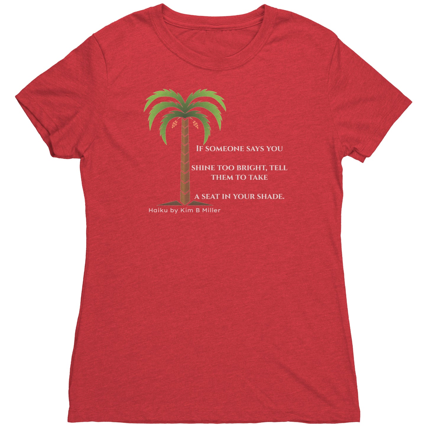 Shine Bright, Next Level Women's Triblend Shirt