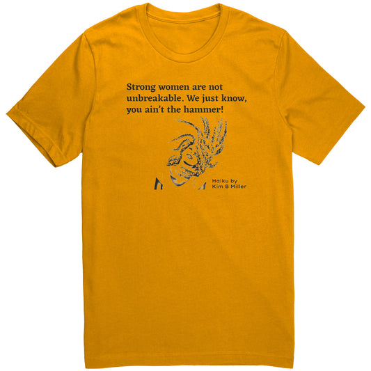 Strong Women Flip: Canvas Unisex Shirt