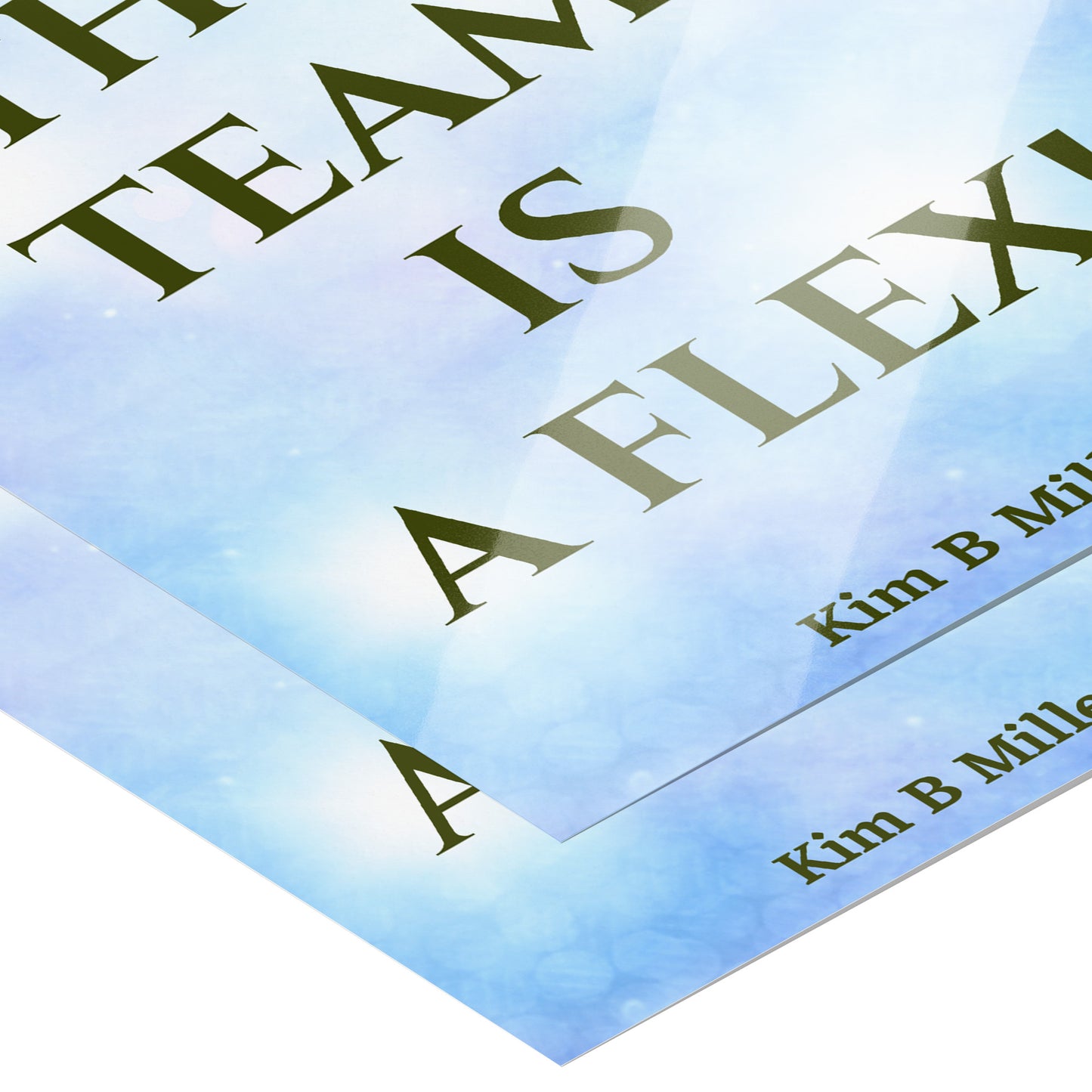 Team Flex Poster: 8" x 10"