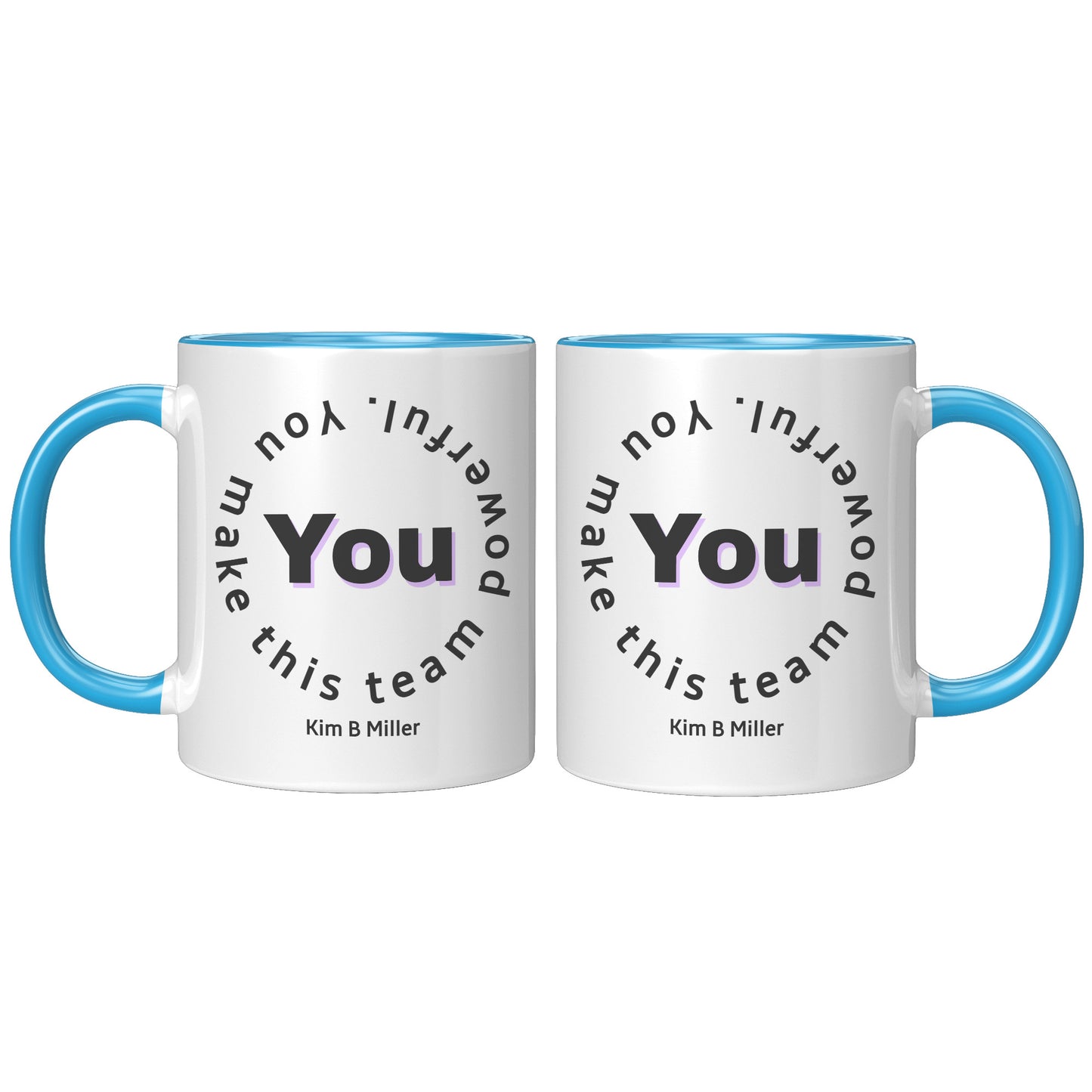 Team Powerful Accent Mug