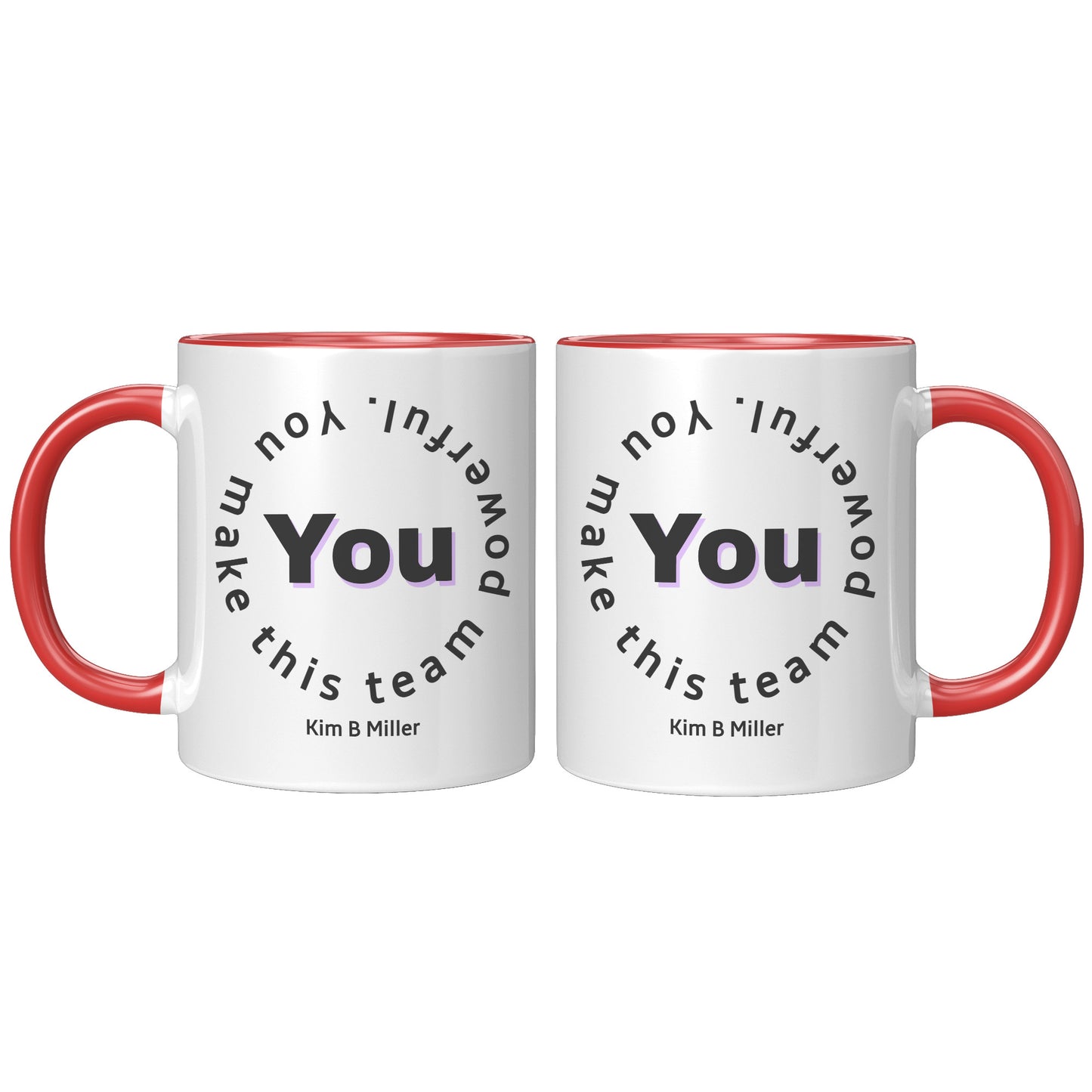 Team Powerful Accent Mug