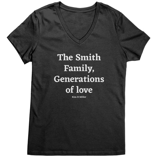 The Smiths, (Family) Generations B: District Women's Shirt(Front)