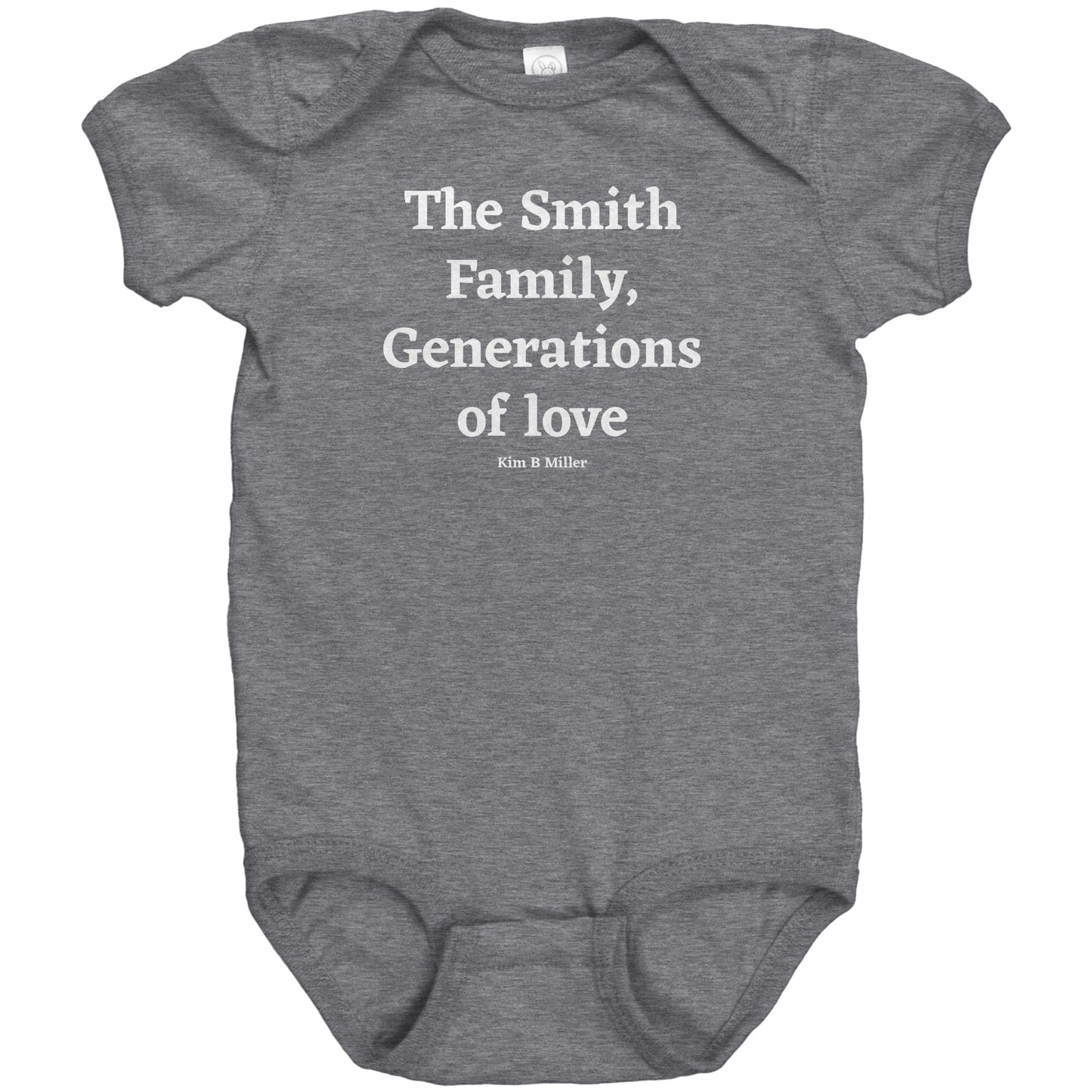 The Smiths, (Family) Generations B: RS Baby Bodysuit(Front)