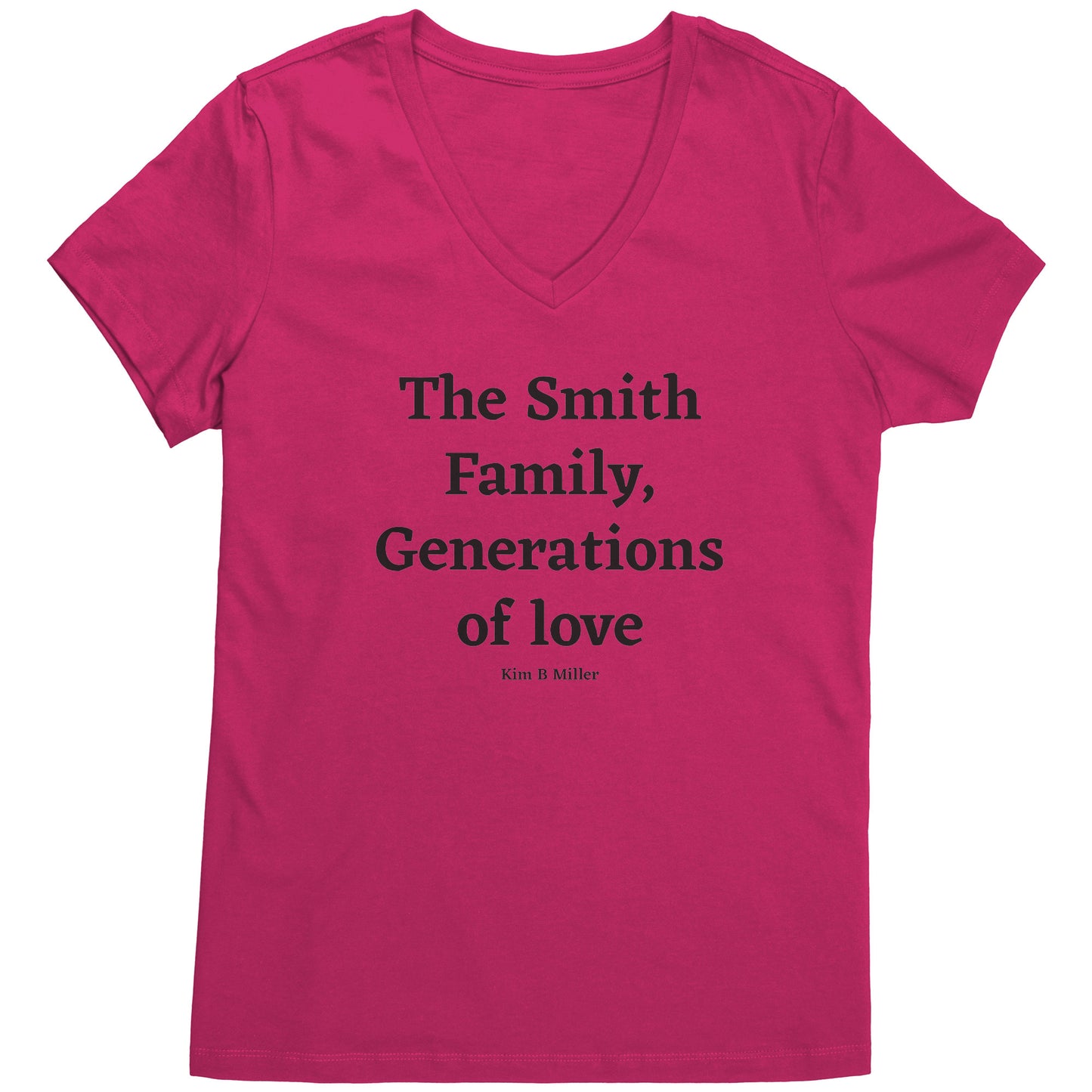 The Smith Family, Generations: District Women's V-Neck(Front)