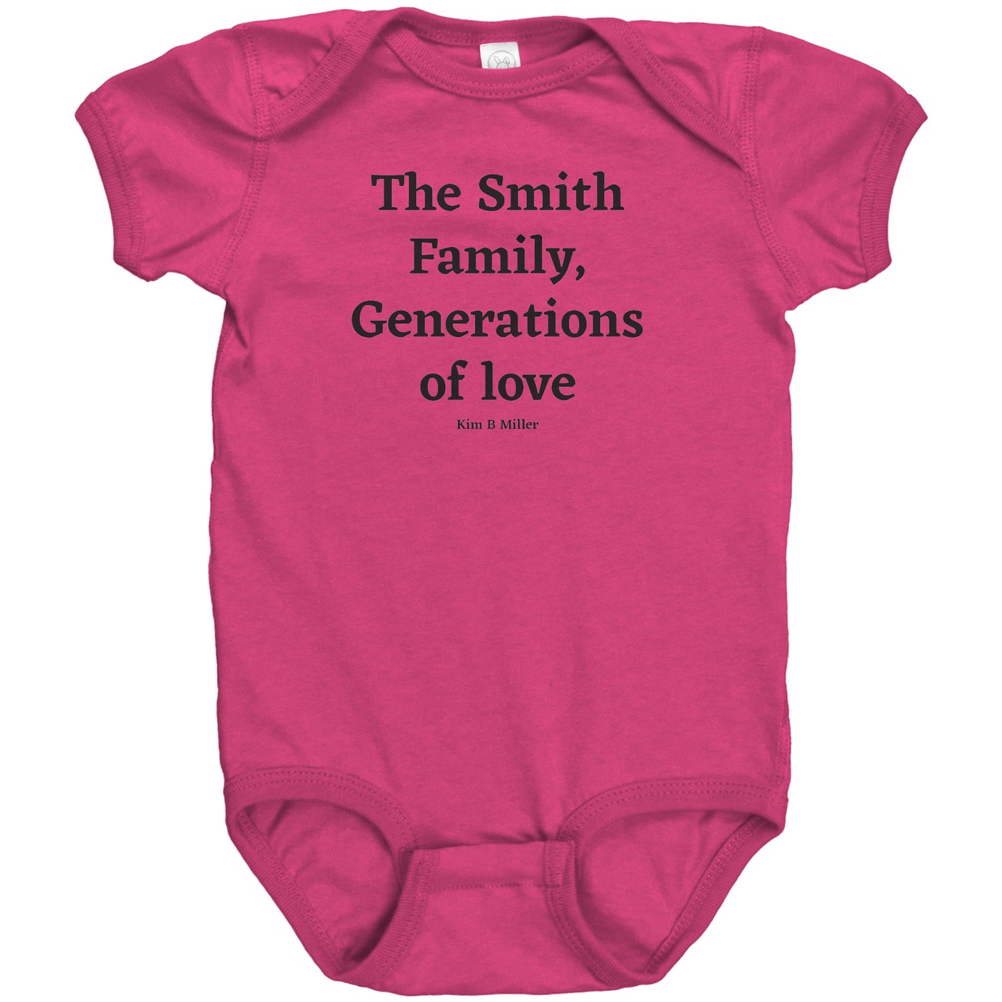 The Smith Family, Generations: RB Baby Bodysuit (Front)