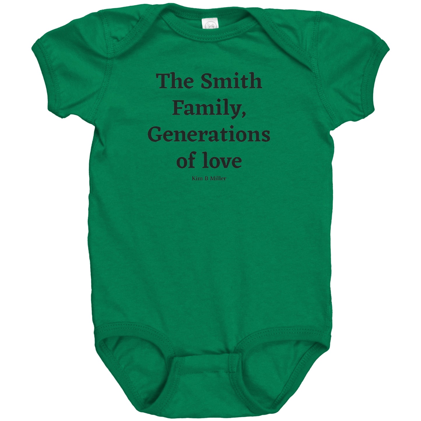 The Smith Family, Generations: RB Baby Bodysuit (Front)