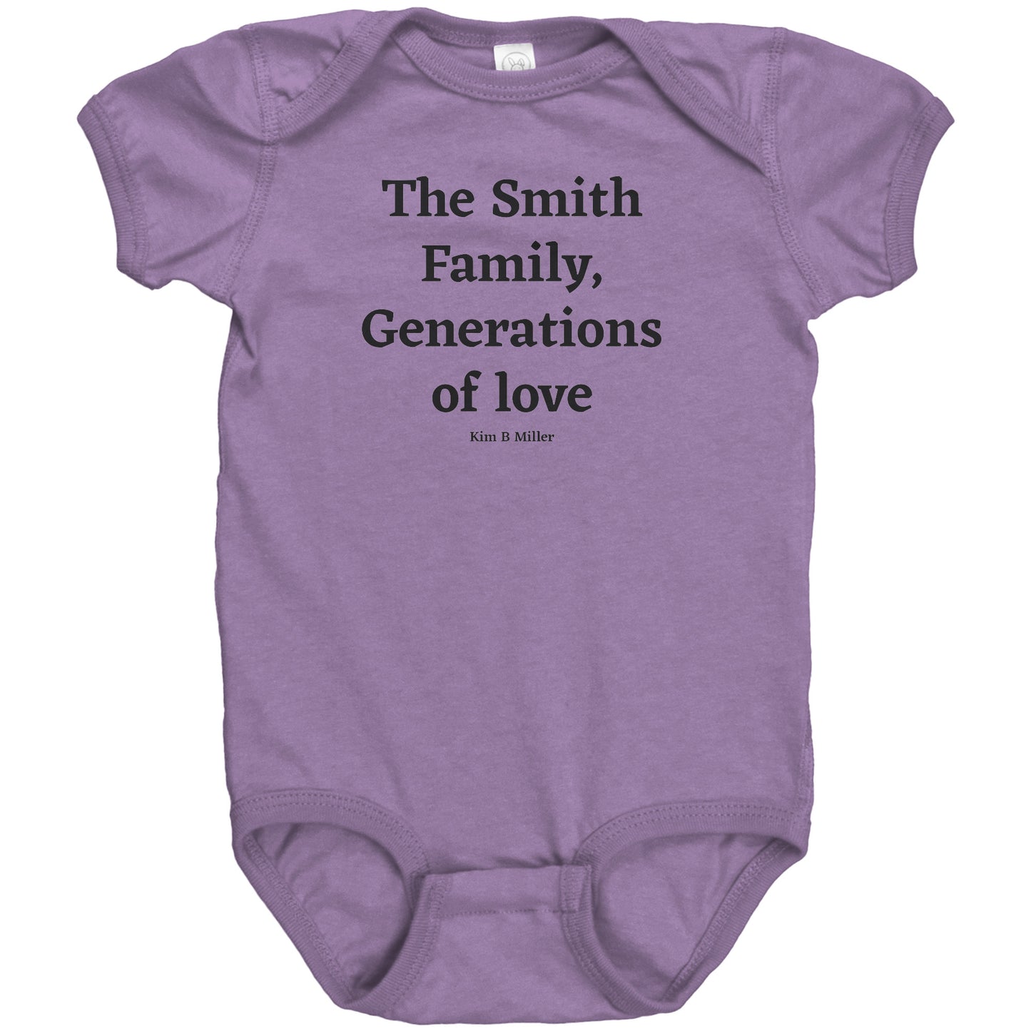 The Smith Family, Generations: RB Baby Bodysuit (Front)