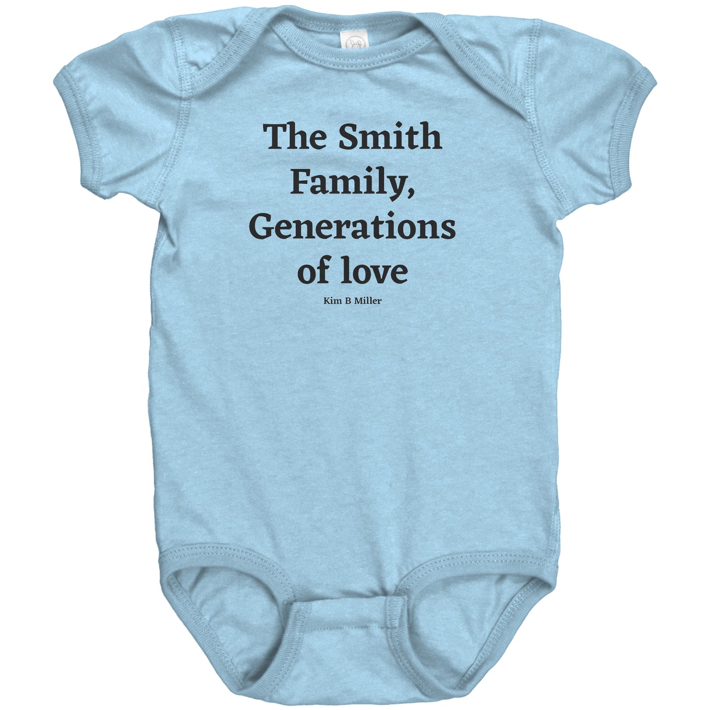 The Smith Family, Generations: RB Baby Bodysuit (Front)