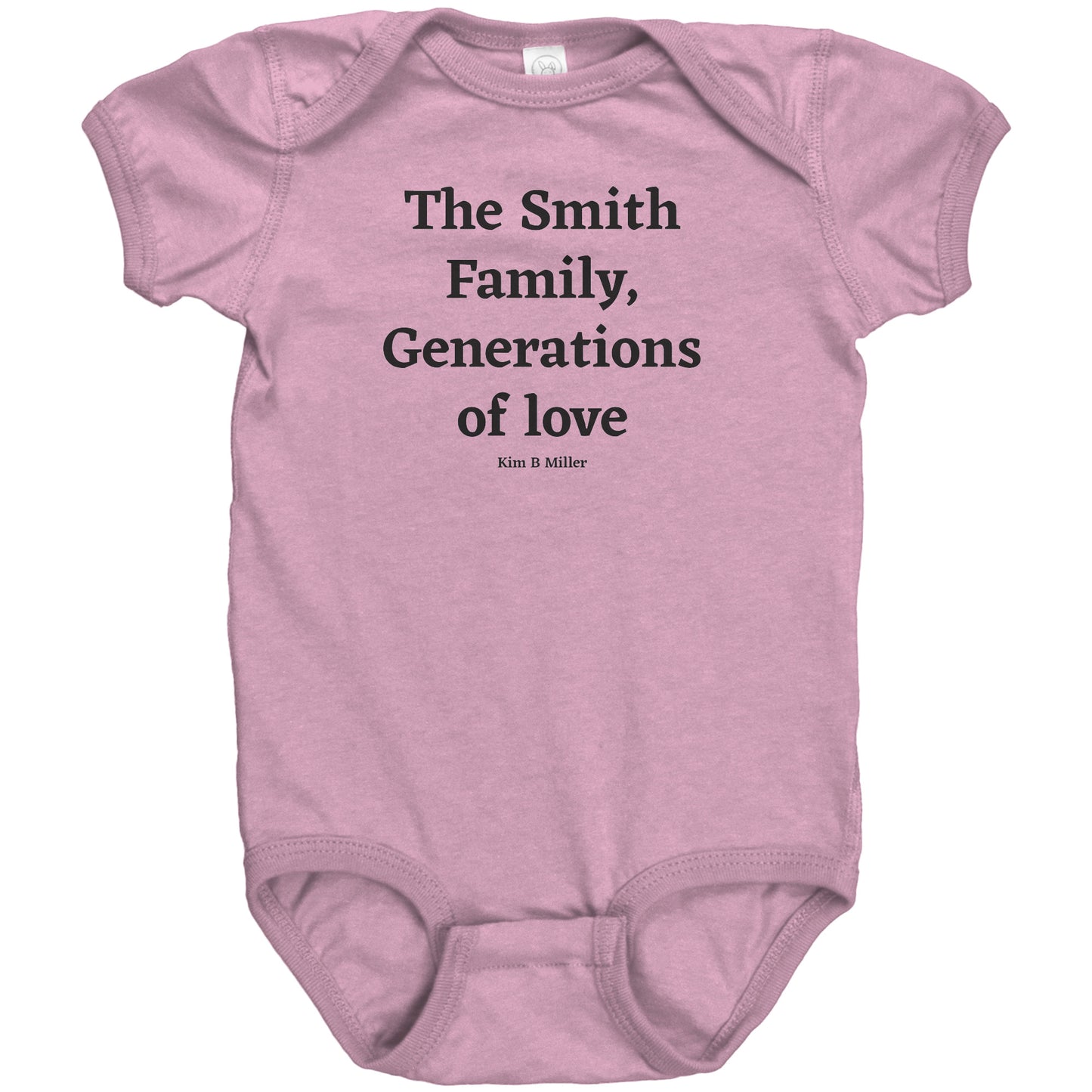 The Smith Family, Generations: RB Baby Bodysuit (Front)