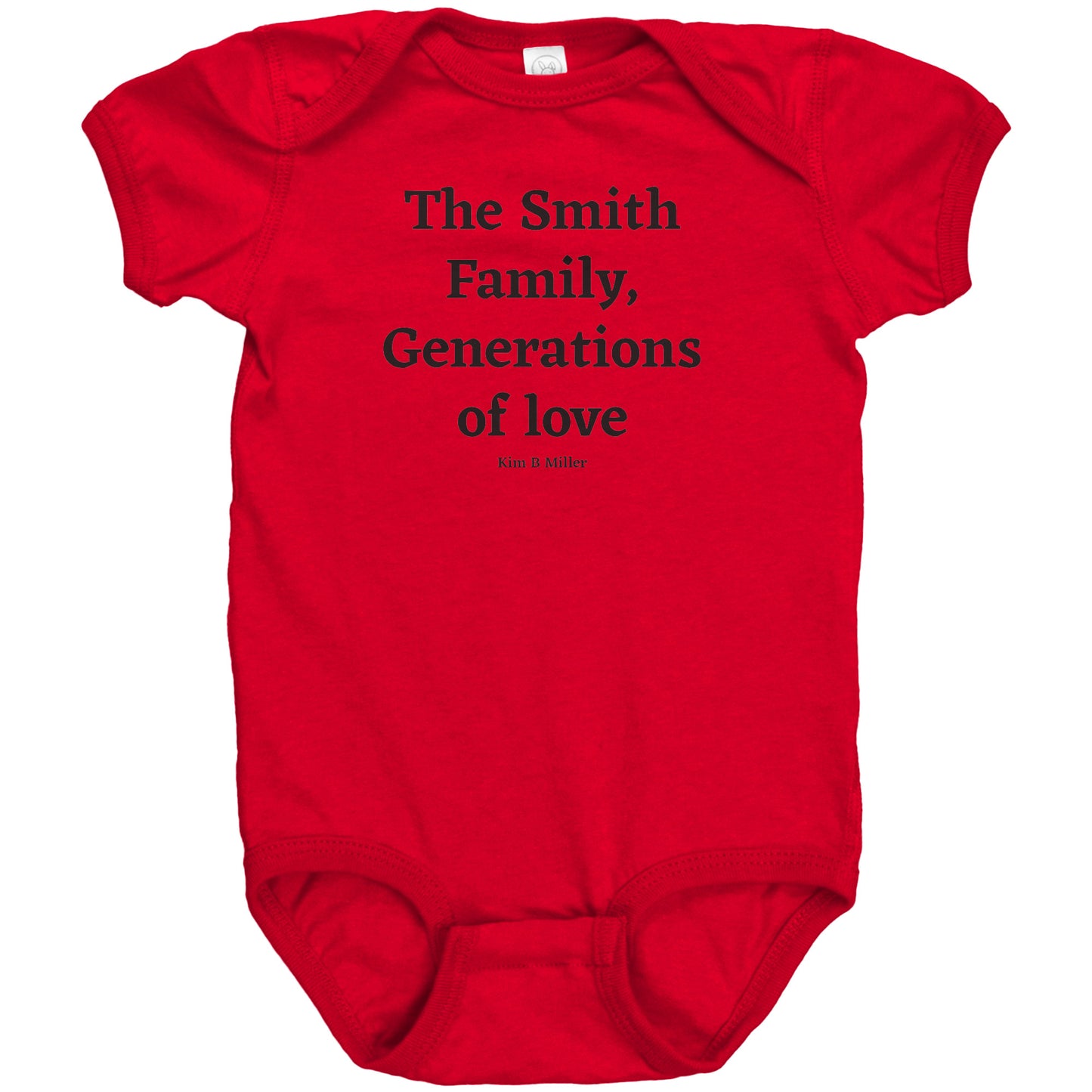 The Smith Family, Generations: RB Baby Bodysuit (Front)