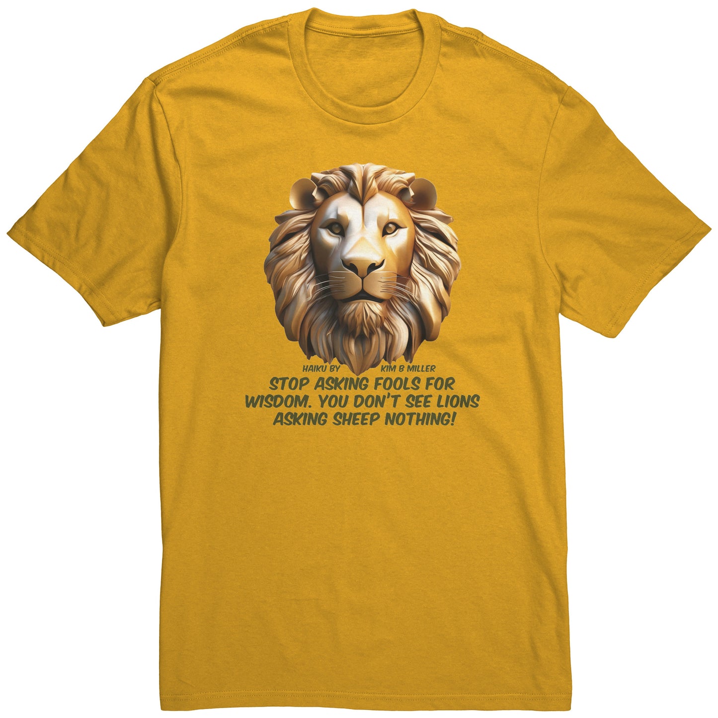 Haiku Fools/Wisdom District Men's Shirt-B