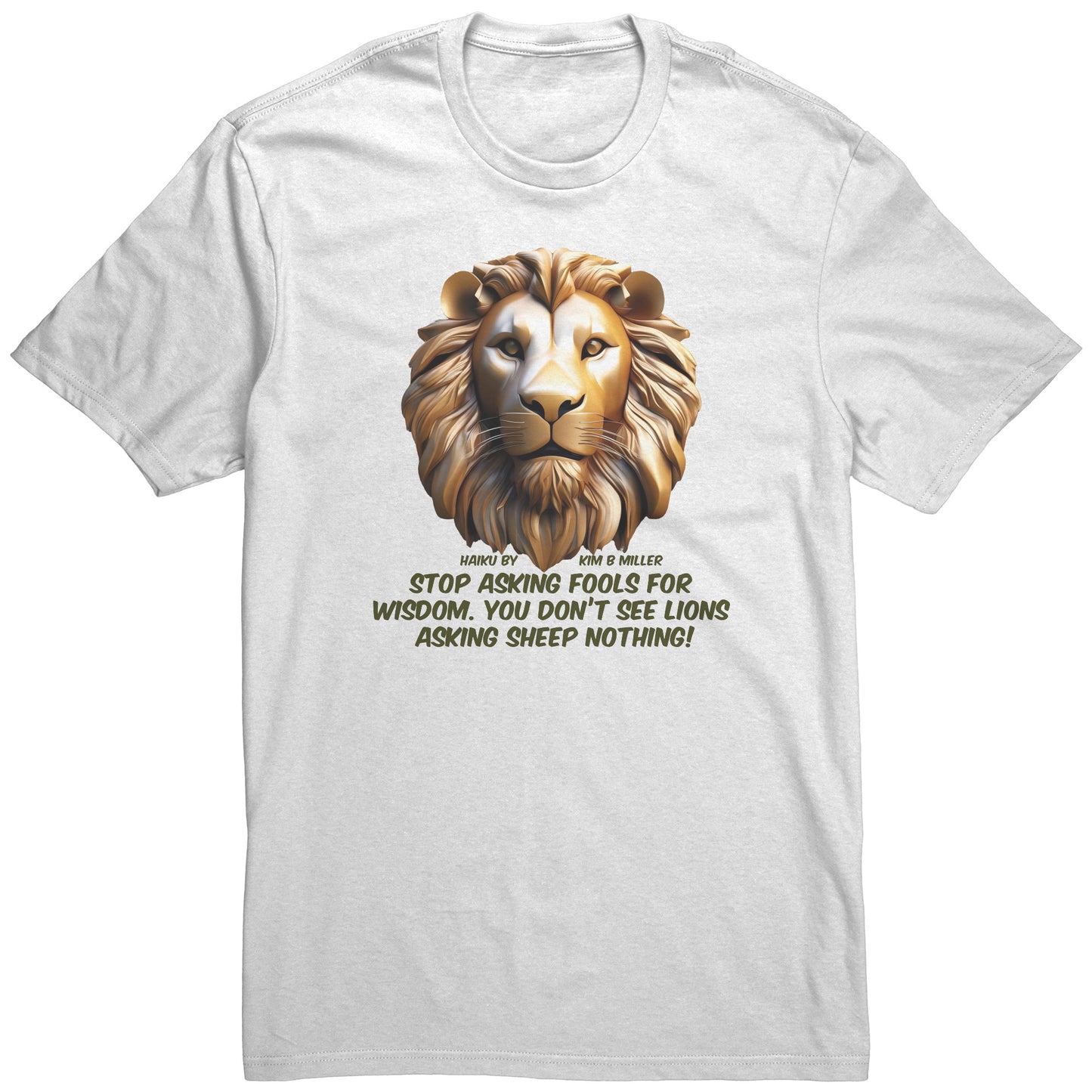 Haiku Fools/Wisdom District Men's Shirt-B