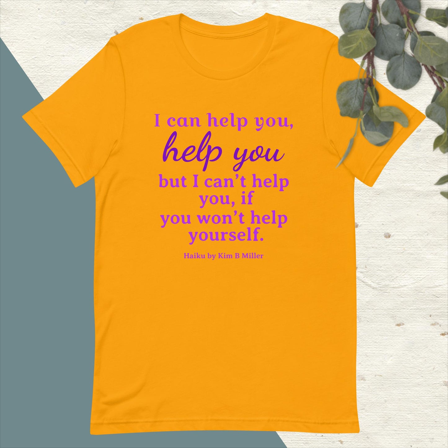 Help You Haiku: Unisex t-shirt
